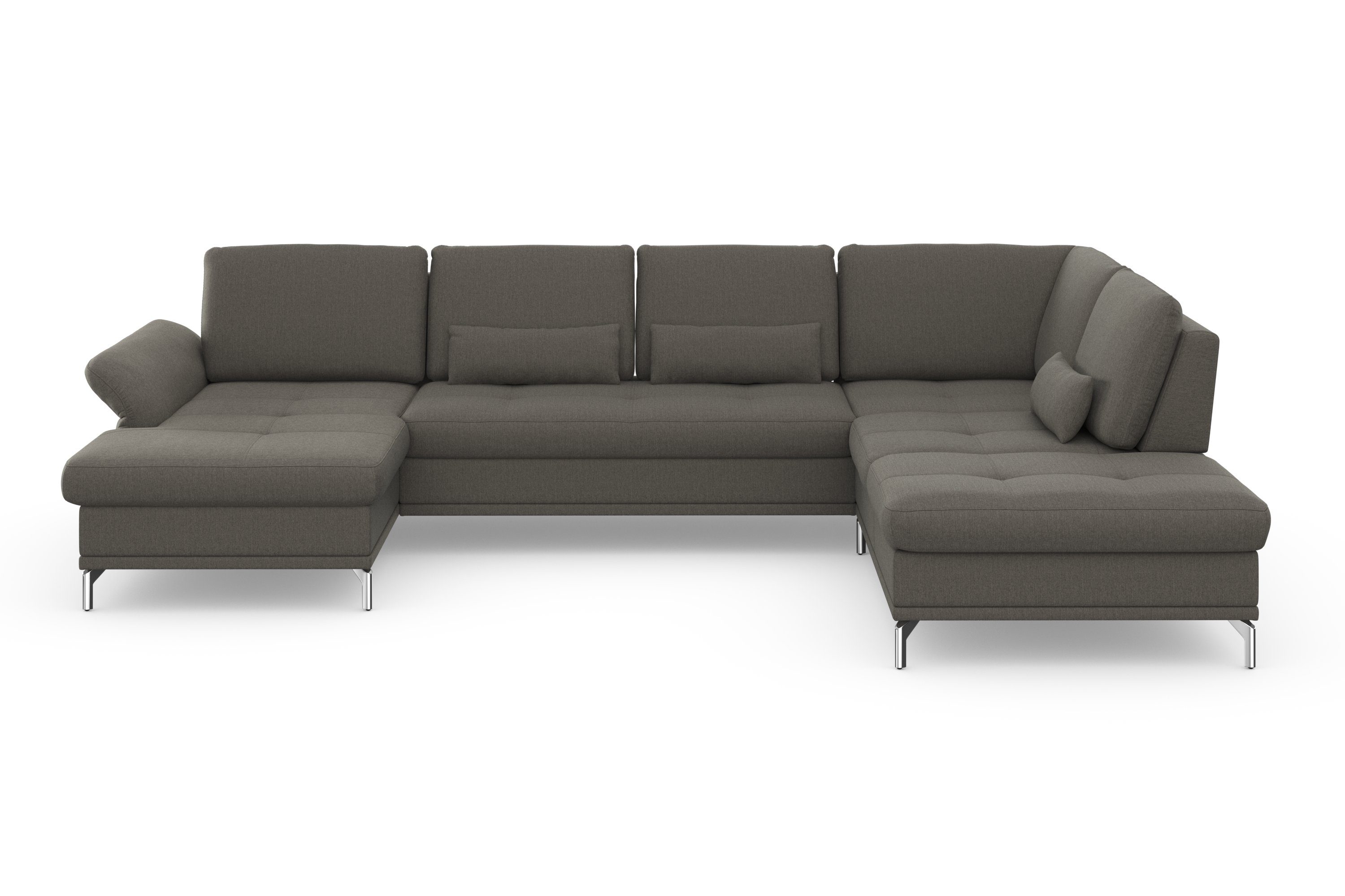 INOSIGN Wohnlandschaft "Palm Beach U-Form" Federkern, mit Sitztiefenverstel günstig online kaufen