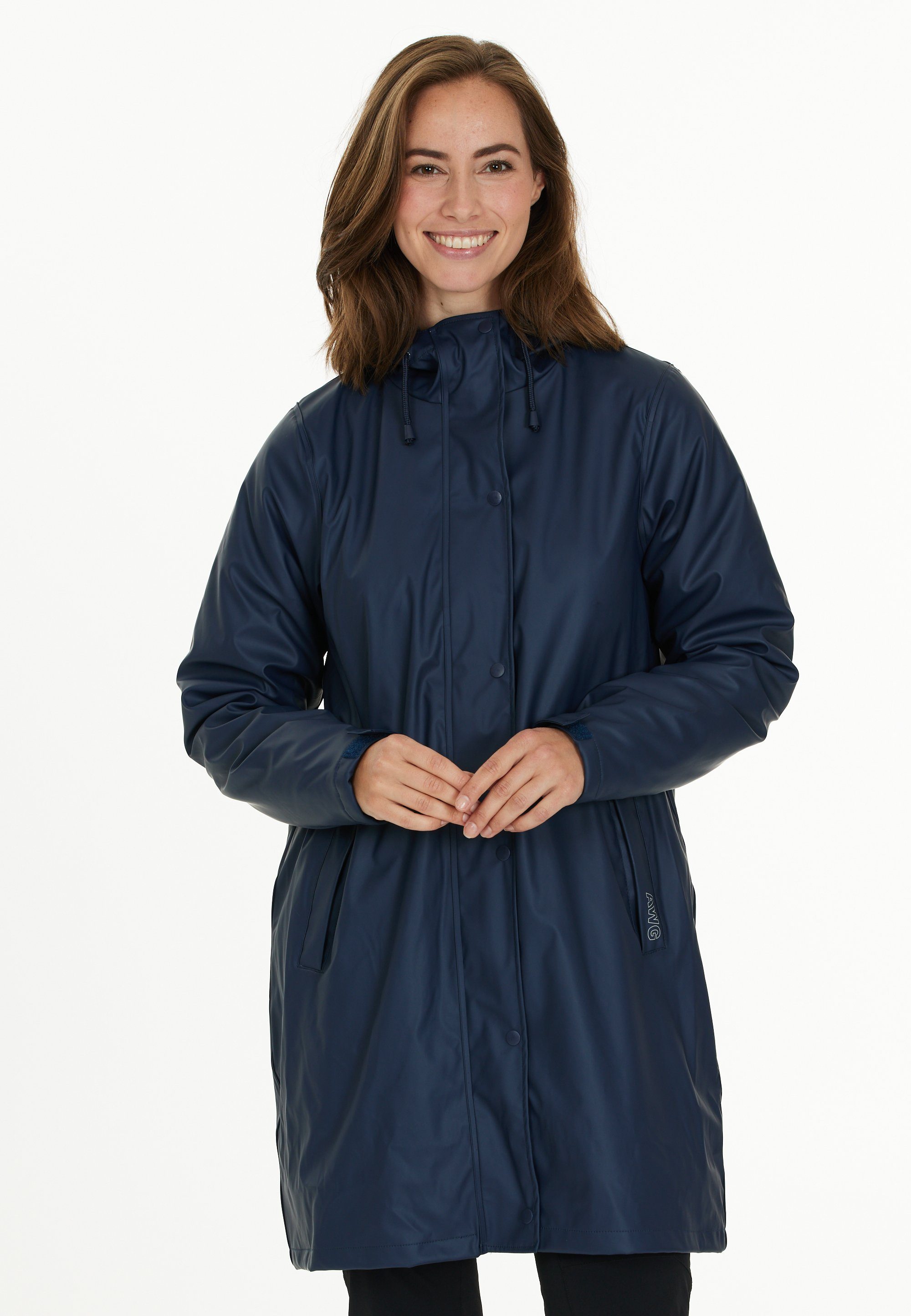 Simone Nähten dunkelblau WEATHER mit REPORT getapten Outdoorjacke