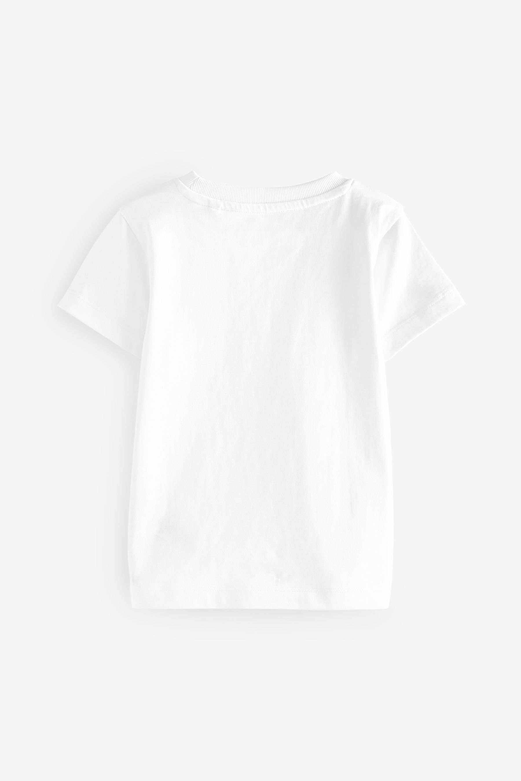 White (2-tlg) 2er-Pack T-Shirt Next T-Shirts, Kurzärmlige