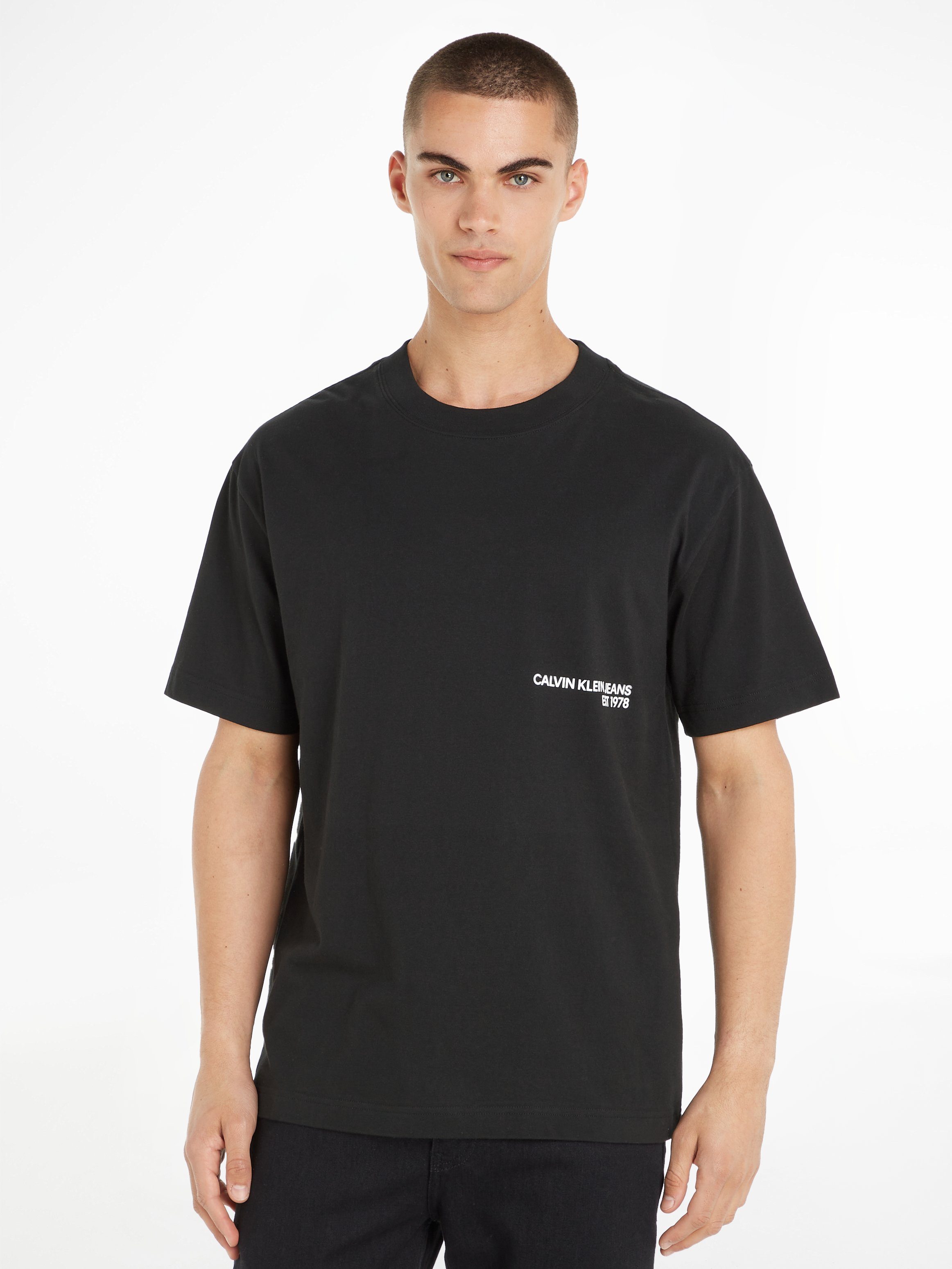 Calvin Klein Jeans T-Shirt CK SPRAY TEE Ck Black