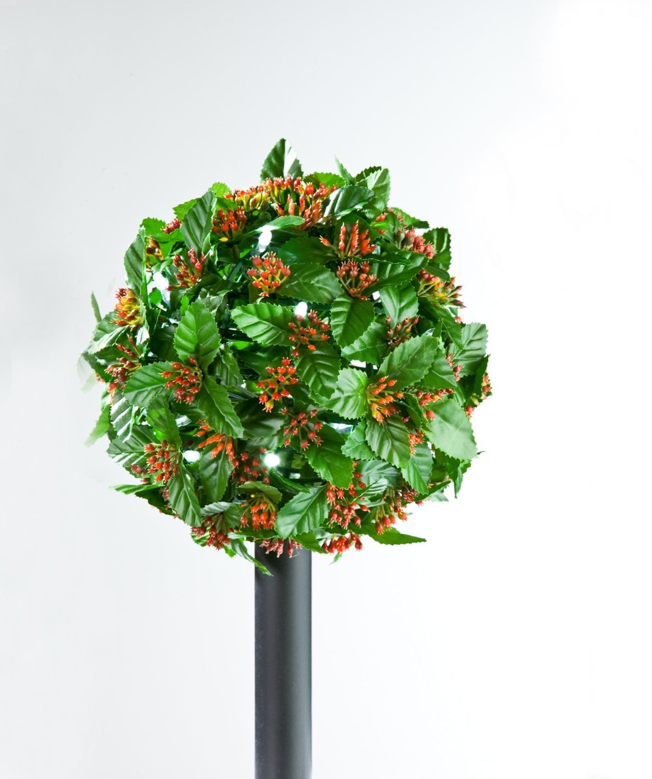 BURI Blumentopf LED Solar Gartendeko Blumenkasten Laterne Solarleuchte Lichterkette