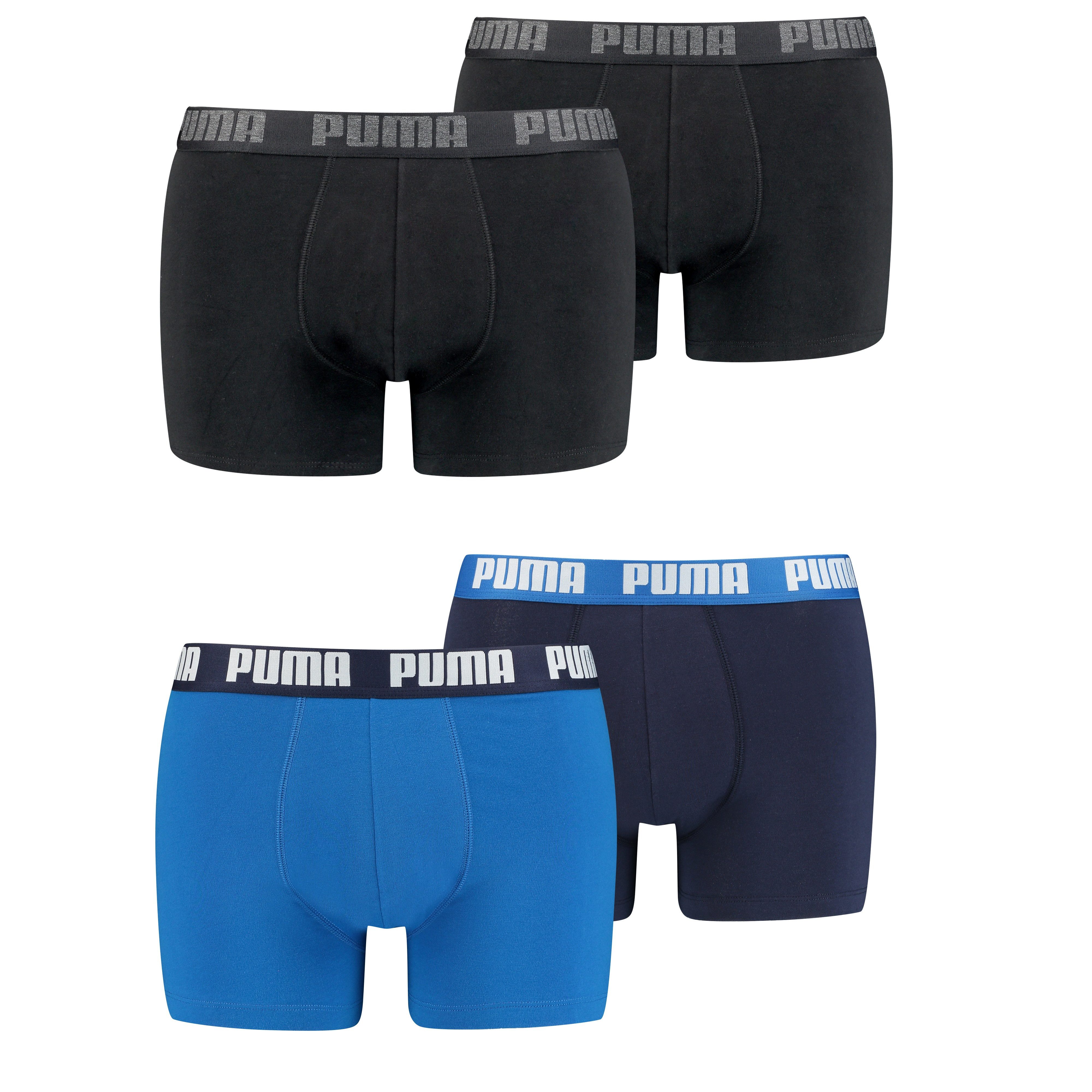 PUMA Boxershorts Puma Herren Boxershorts im 4er Pack (4-St., 4er Pack) günstig online kaufen