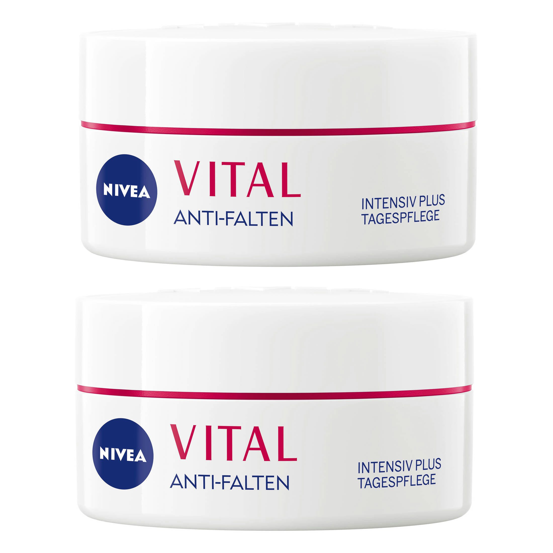 Tagescreme VITAL Anti-Falten Intensiv Plus LSF 15 Bio Arganöl 2 x 50 ml