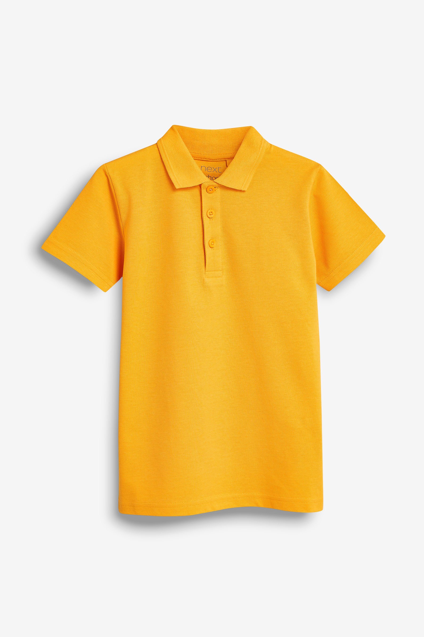 Next im aus Yellow (2-tlg) Poloshirt 2er-Pack Schul-Poloshirts Baumwolle