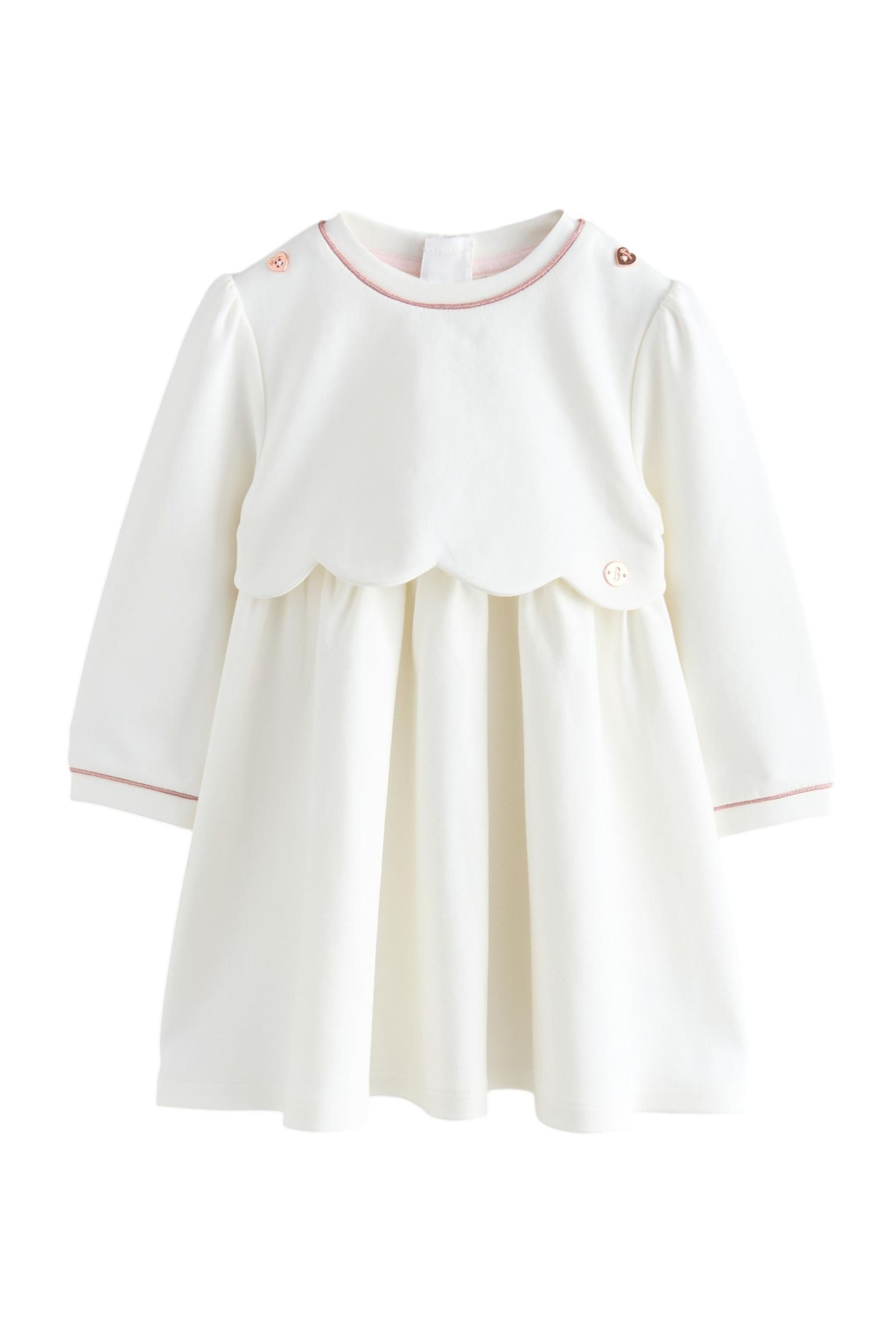 Baker by Ted Baker Blusenkleid Baker by Ted Baker Ponte-Kleid mit Bogenkante (1-tlg)