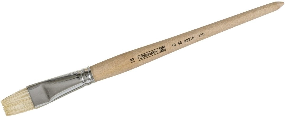 BRUNNEN Pinsel Borstenpinsel Schule Holz 16. günstig online kaufen
