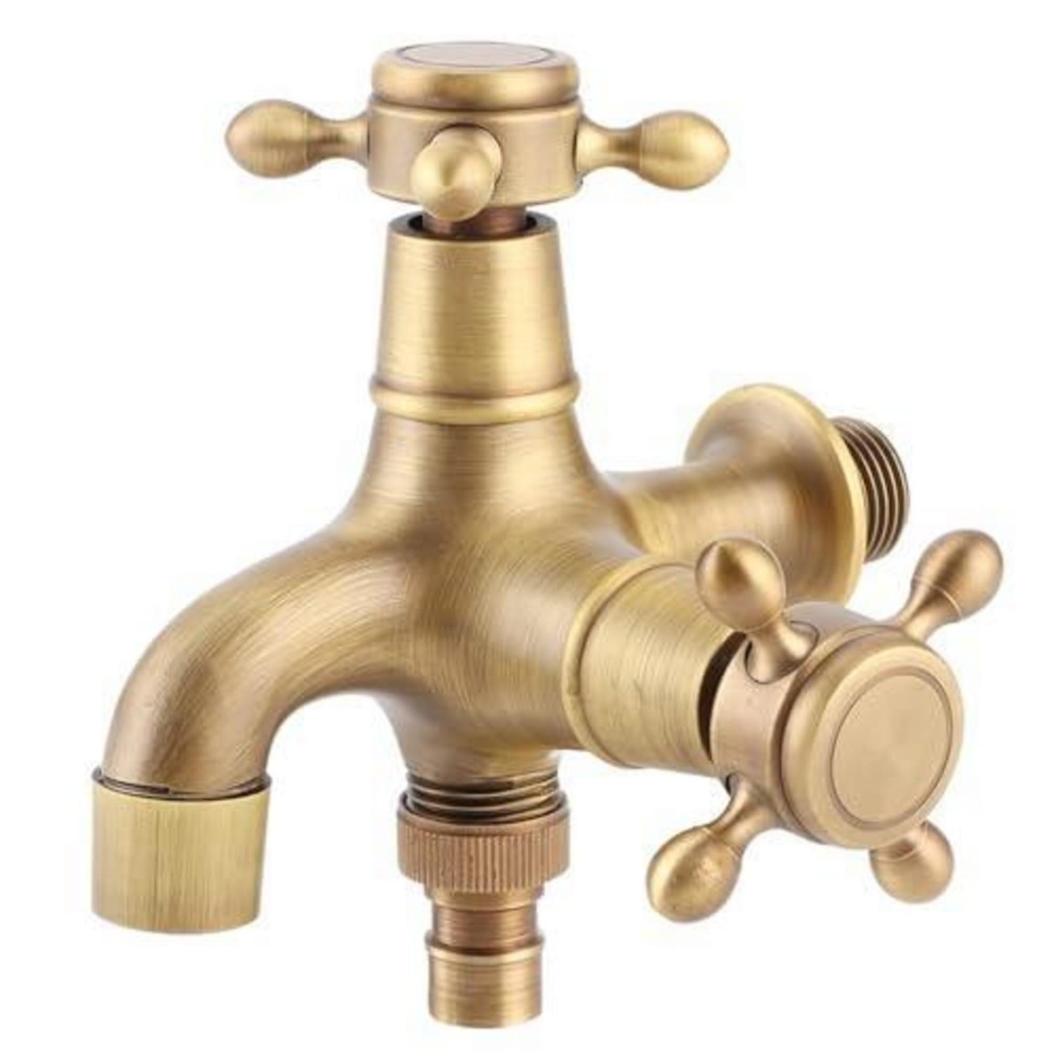 LuxusKollektion Waschtischarmatur Vintage Wasserhahn G1/2in Retro (1-St)