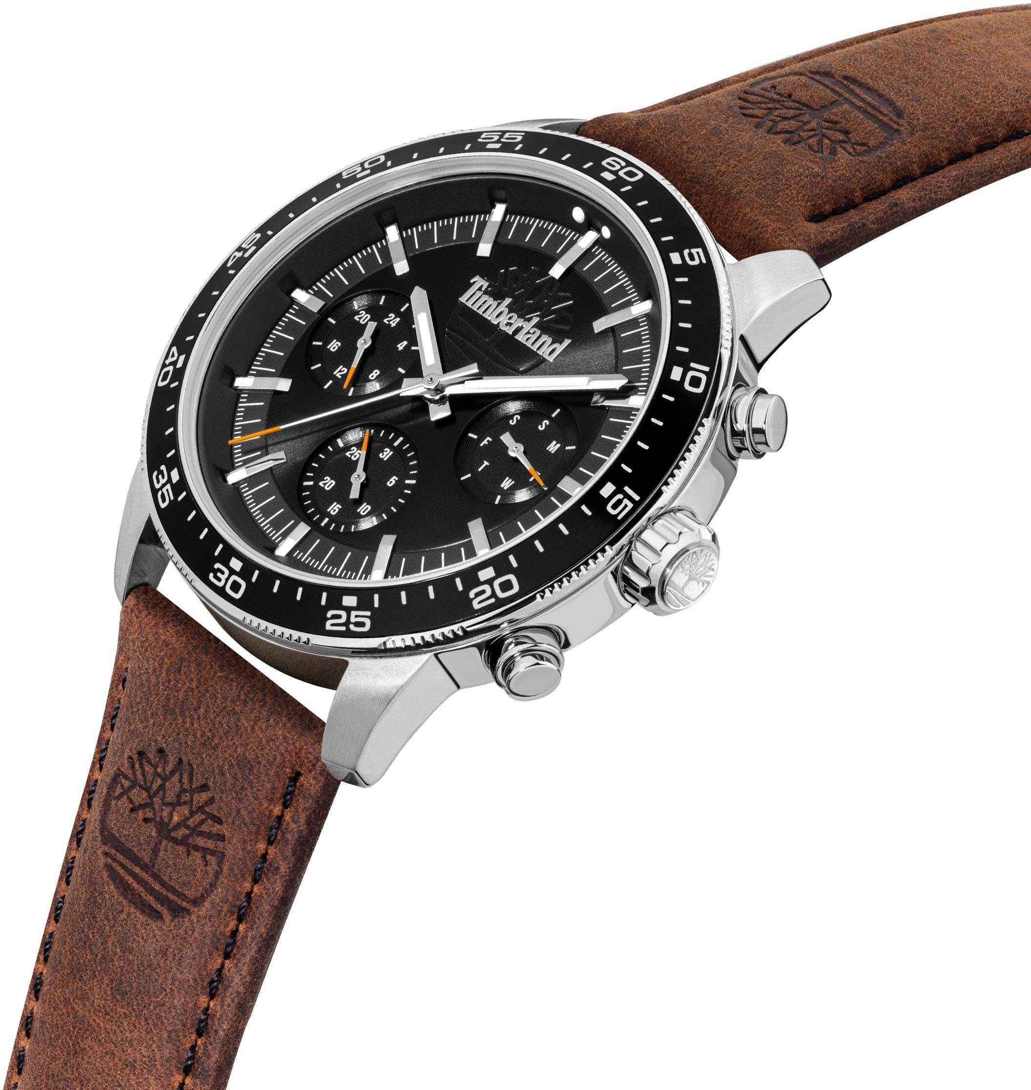 Timberland Multifunktionsuhr PARKMAN TDWGF0029002, Armbanduhr, Quarzuhr, Herrenuhr, Datum
