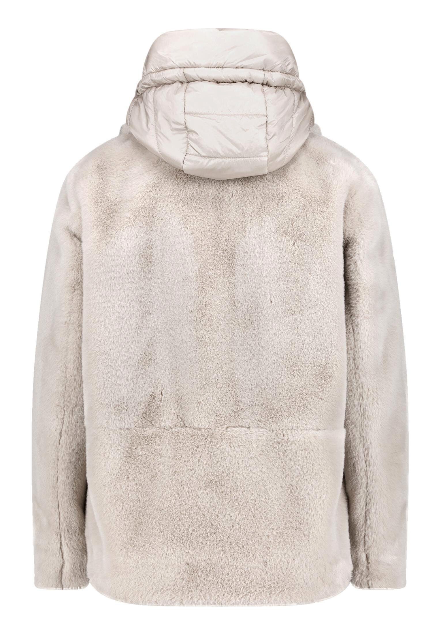 Amber & June Plüschjacke Damen mit abnehmbarem Westenteil – Bild 5 von 5