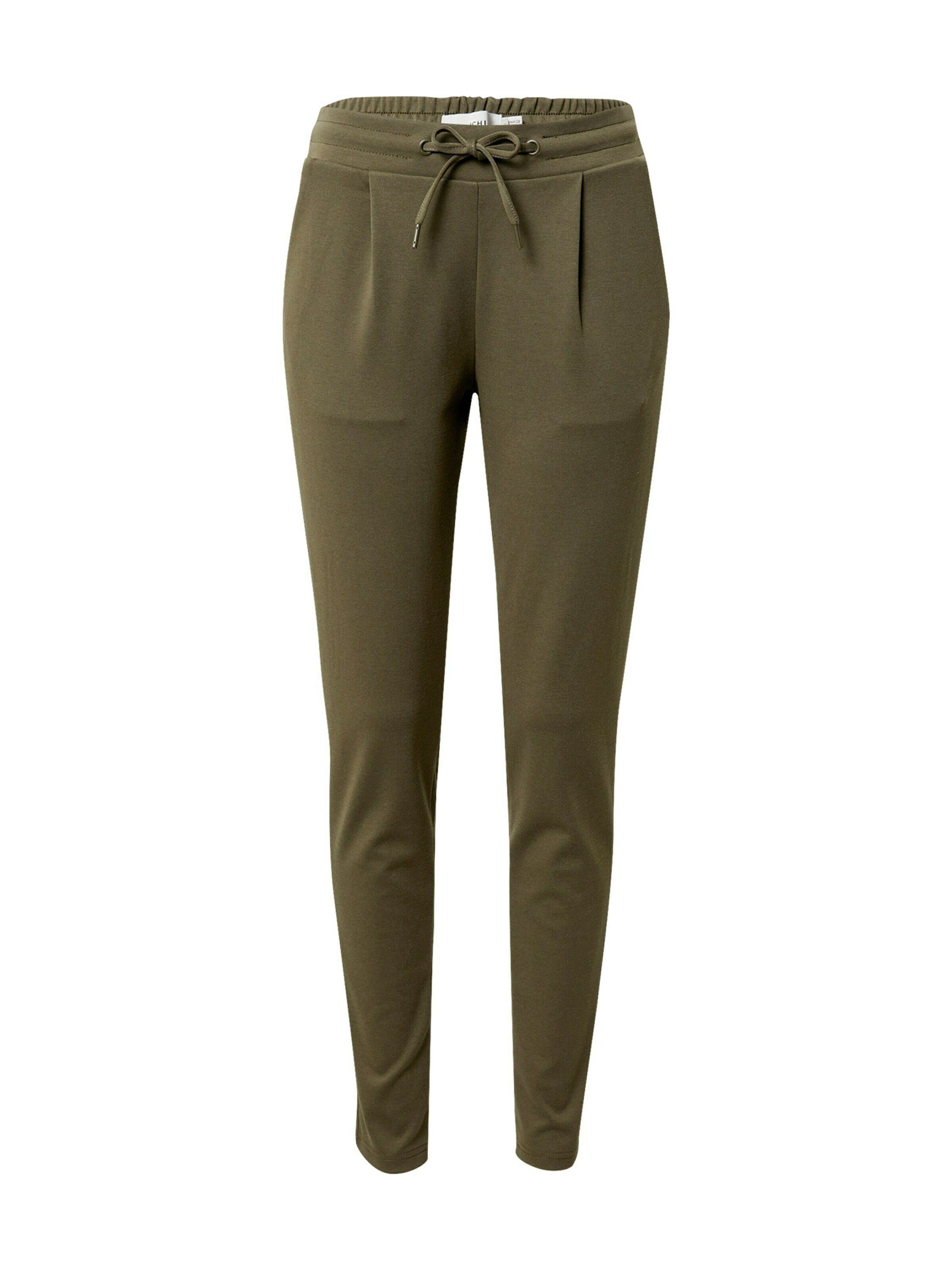 Ichi Bundfaltenhose Kate (1-tlg) Falten, Plain/ohne Details, Weiteres Detail, Drapiert/gerafft