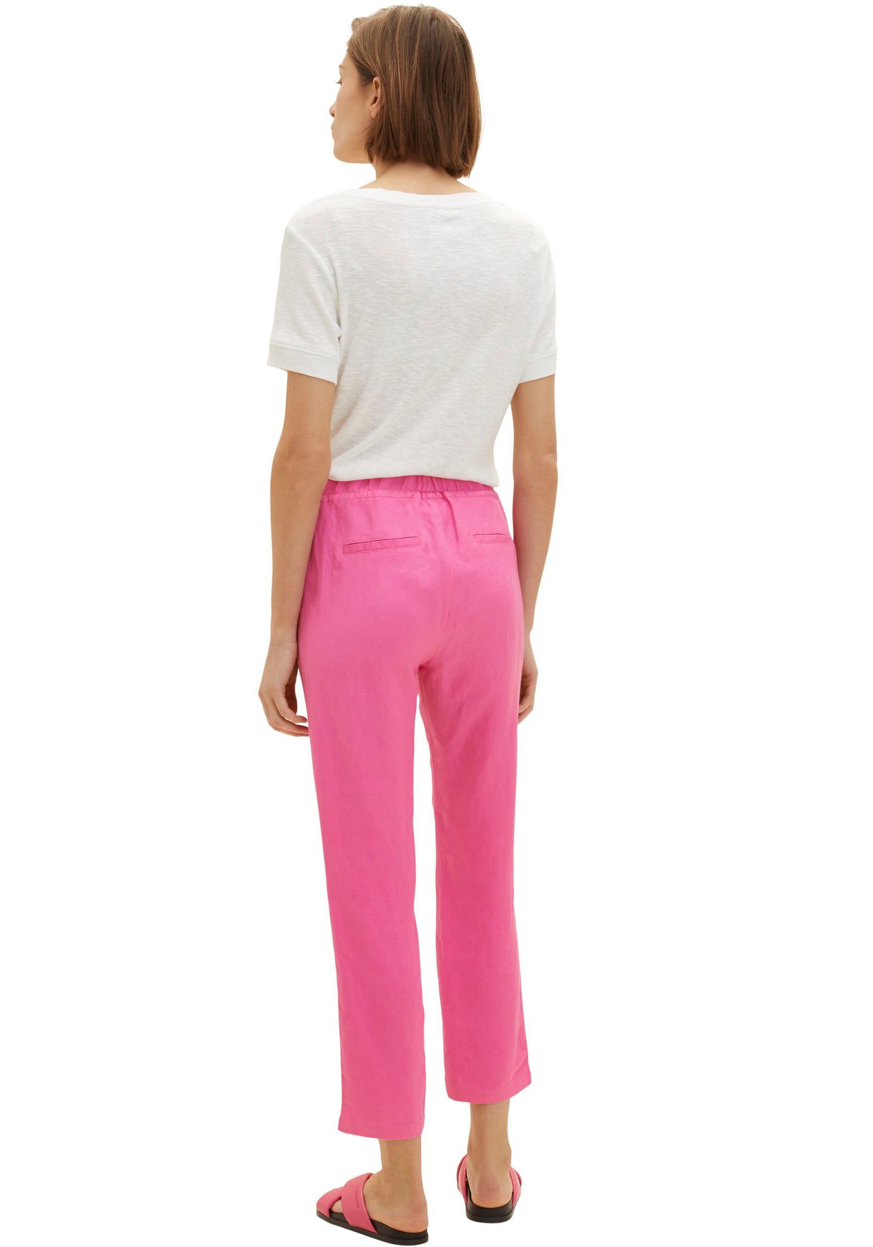 TOM TAILOR Stoffhose pink nouveau