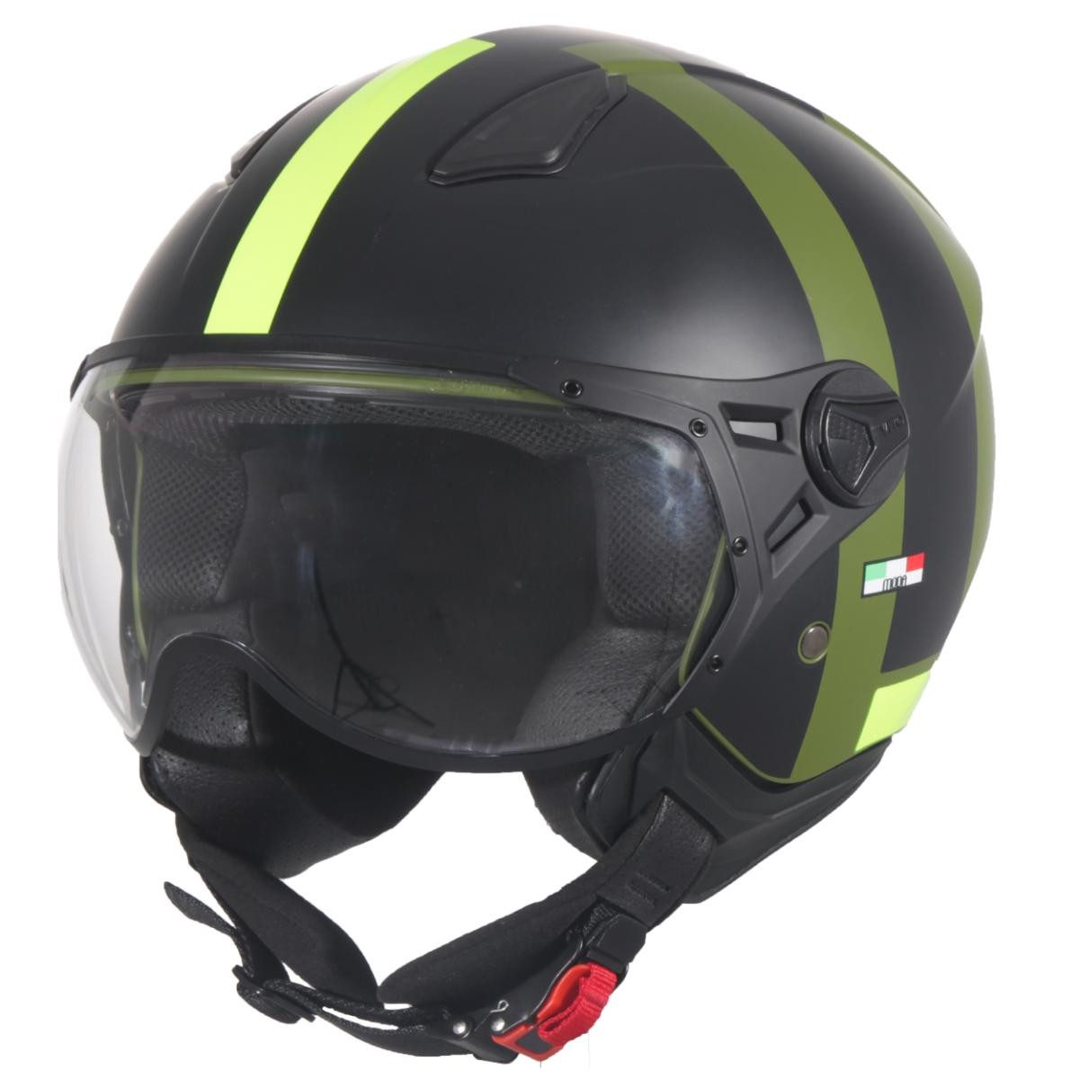 Vito Helmets Motorradhelm VITO MODA, Jethelm, Pilothelm, Rollerhelm, viele Farben, kurzes Visier
