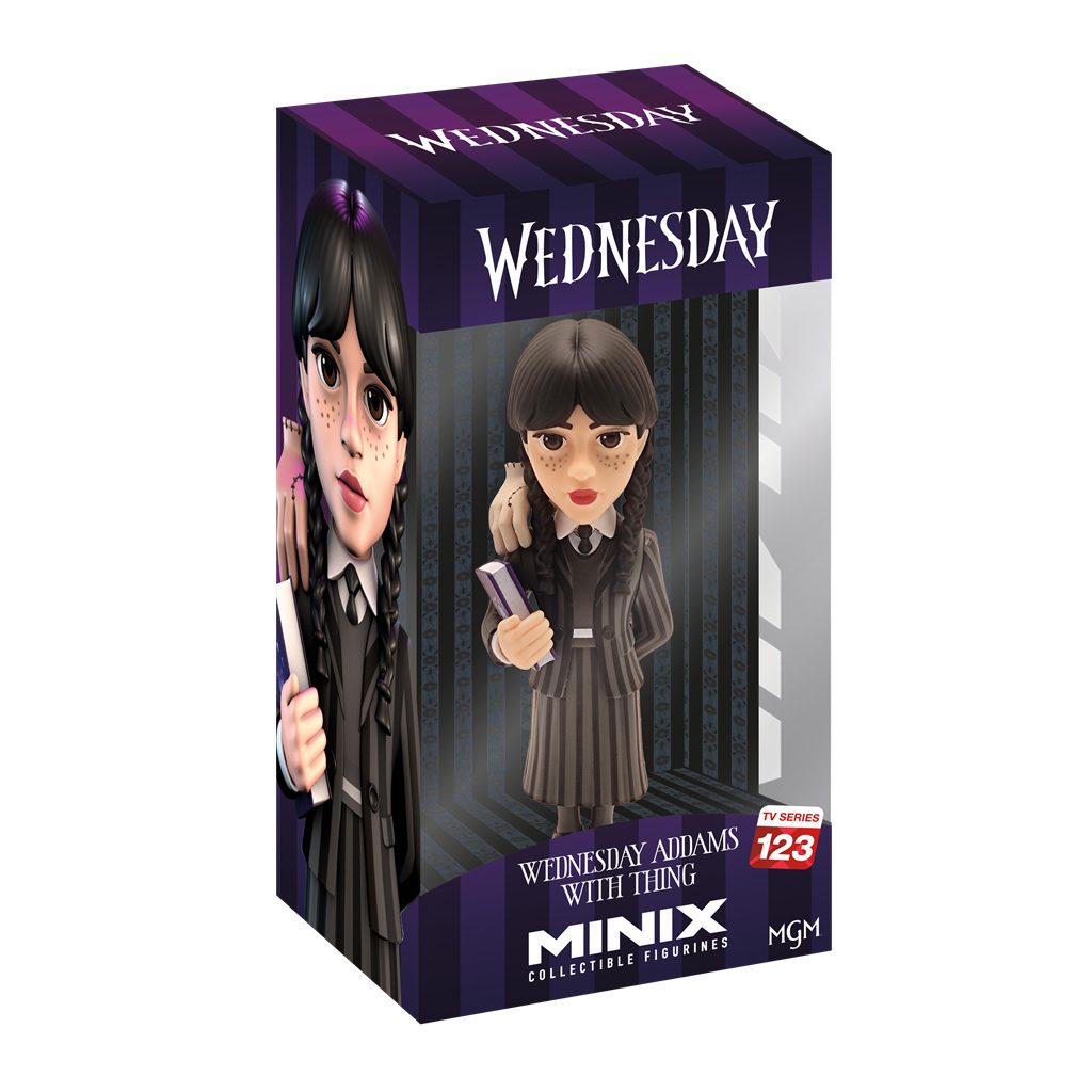 Minix Merchandise-Figur Wednesday - Wednesday with Thing 12cm