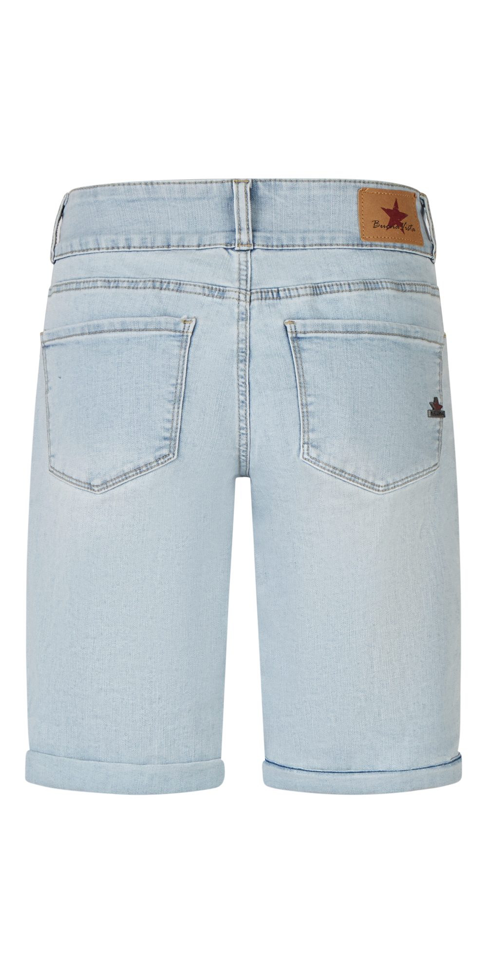 Buena Vista Stretch-Jeans BUENA VISTA TUMMYLESS SHORT light indigo BV B5777 369.8070 - Stretch – Bild 2 von 2