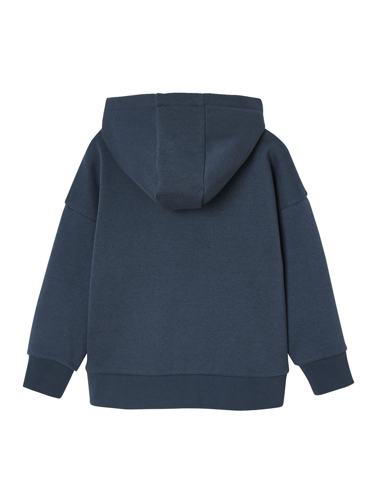 vertbaudet Fleecepullover Jungen Kapuzensweatshirt mit Skate-Print