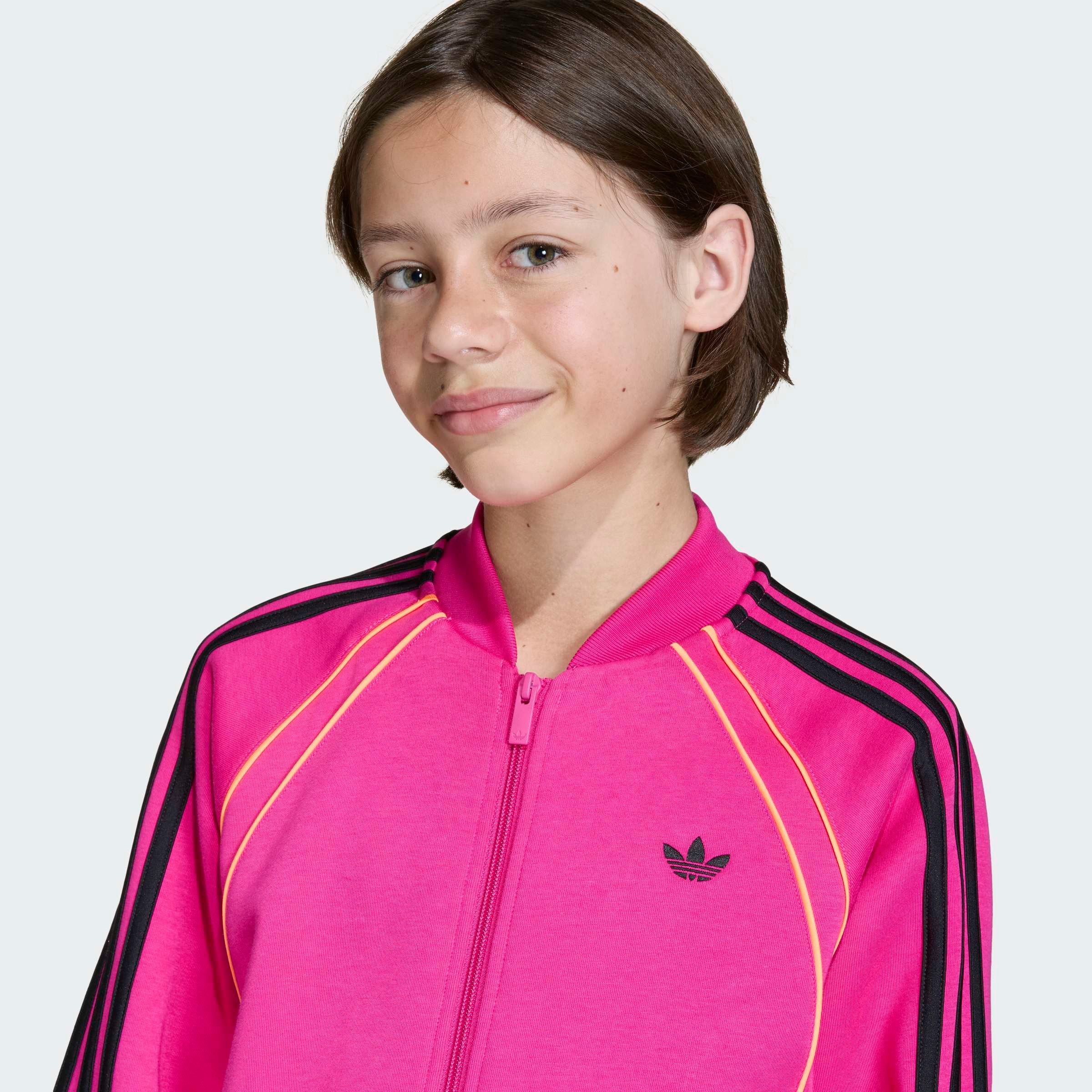 adidas Originals Trainingsjacke LO TRACK für Kinder, mit Reißverschluss, aus Polyester