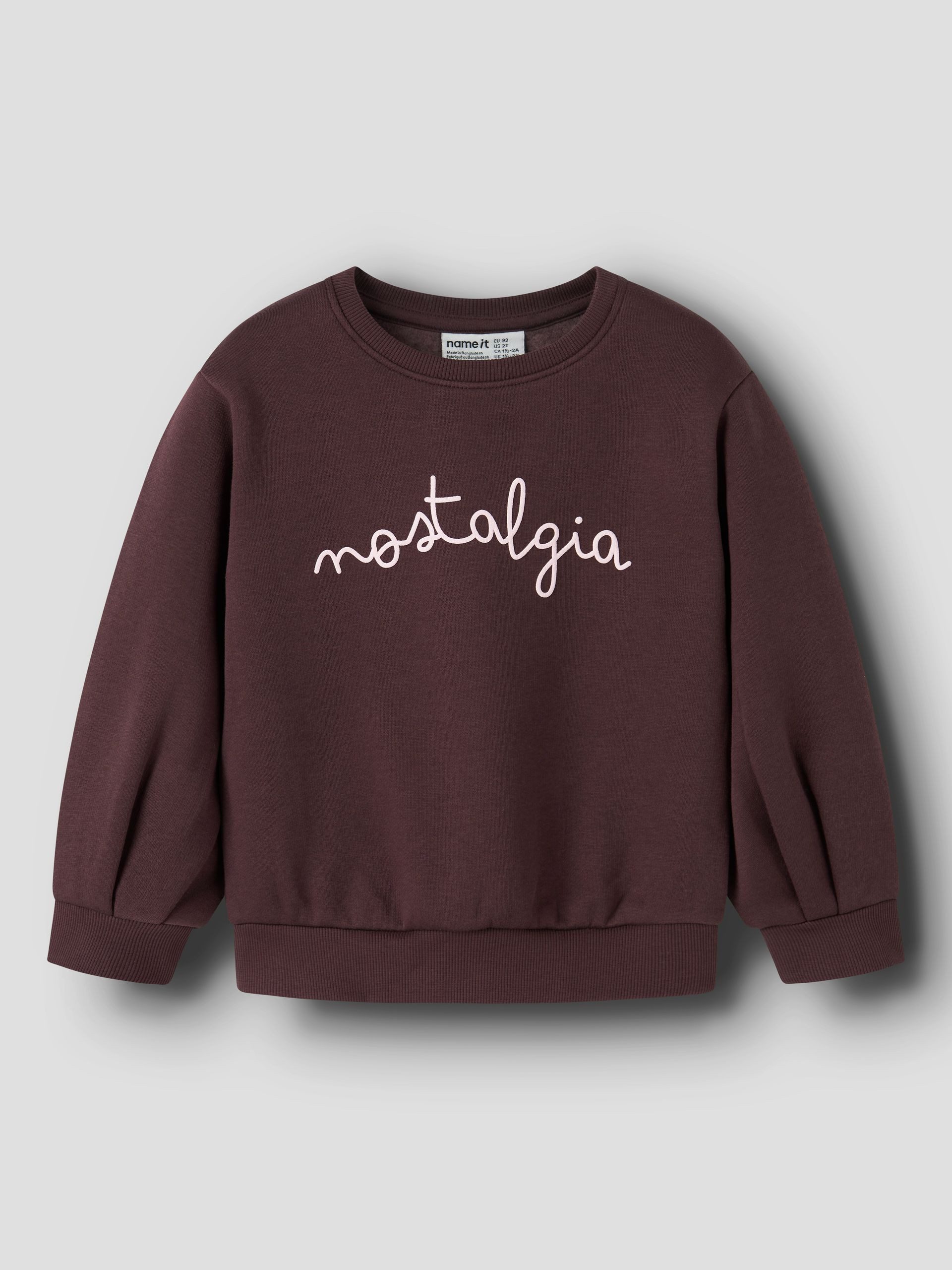 Name It Sweatshirt NMFOVI LS NREG SWE BRU BF