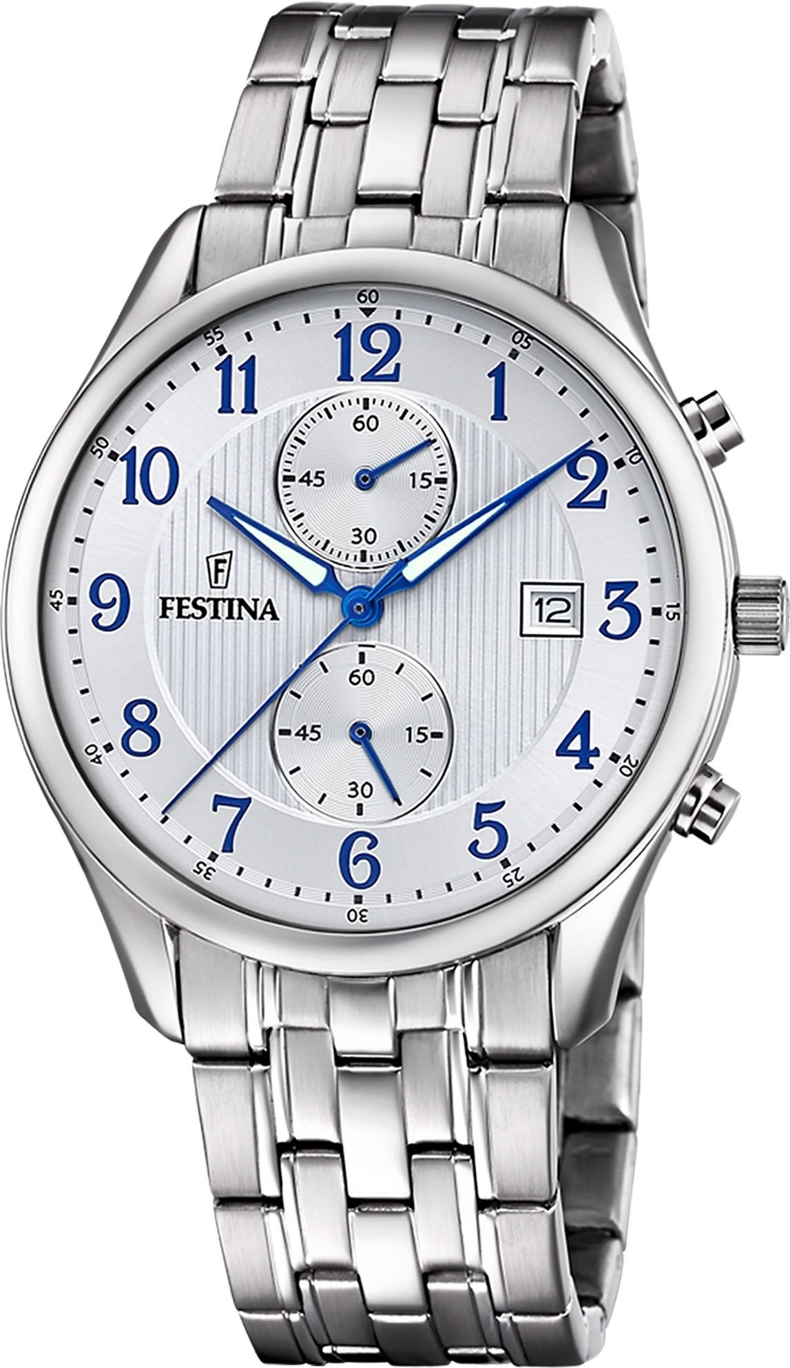 Quarzuhr Festina Herrenuhr Edelstahl Festina