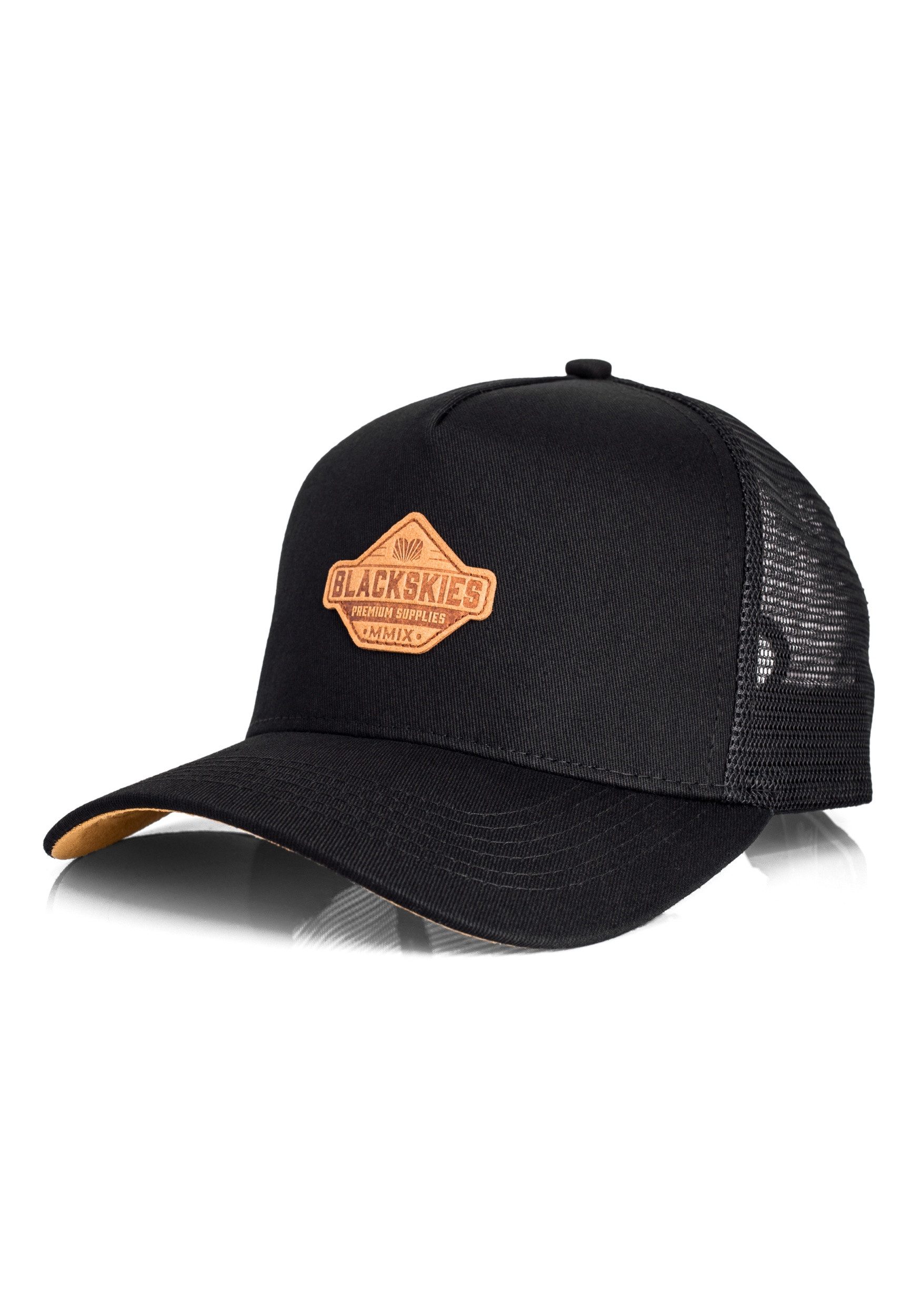 Baseball Cap Essentials Trucker Cap Schwarz-Braun