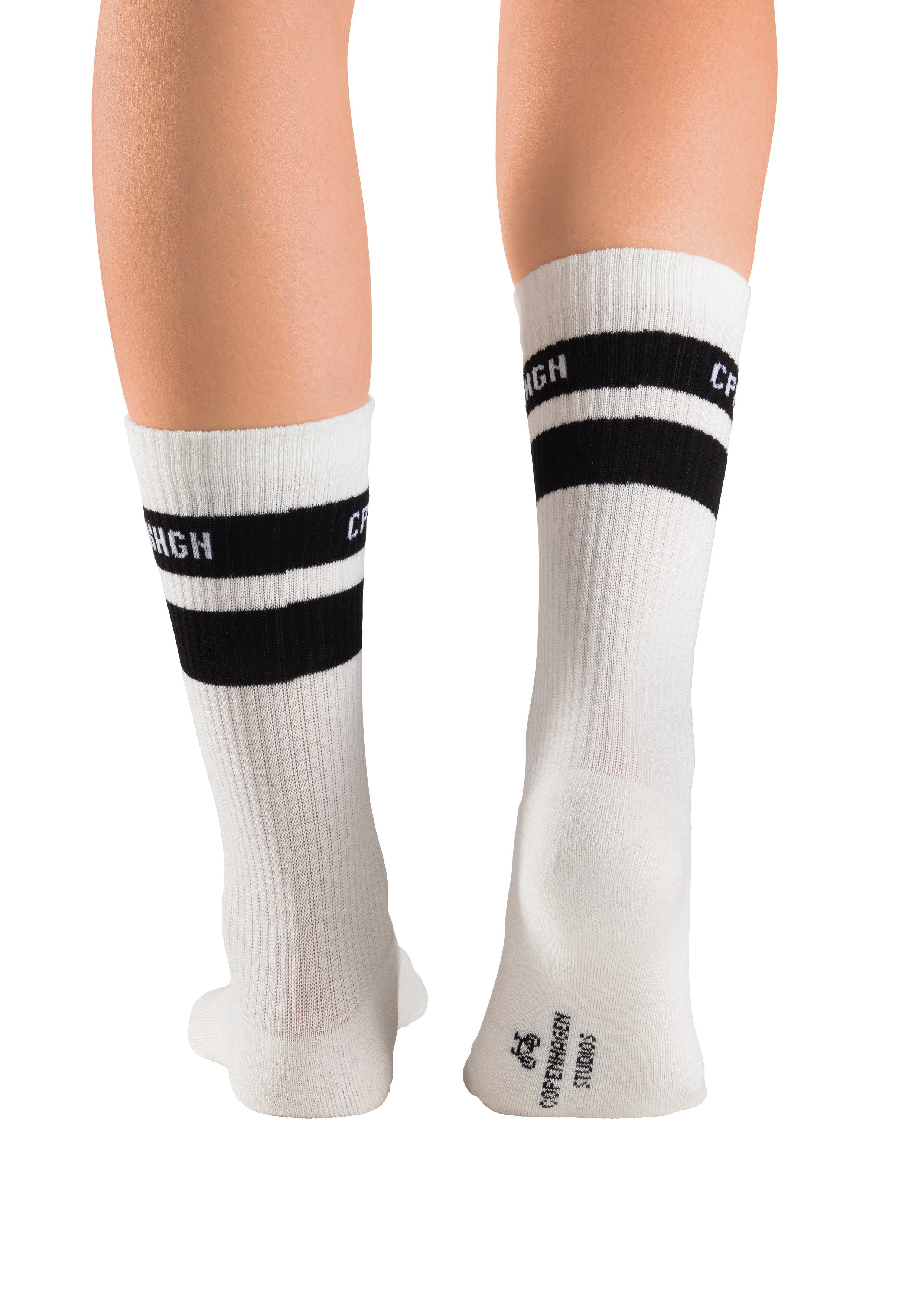 Copenhagen Studios Tennissocken (Packung, 3-Paar) mit Streifendesign und Vollfrottee