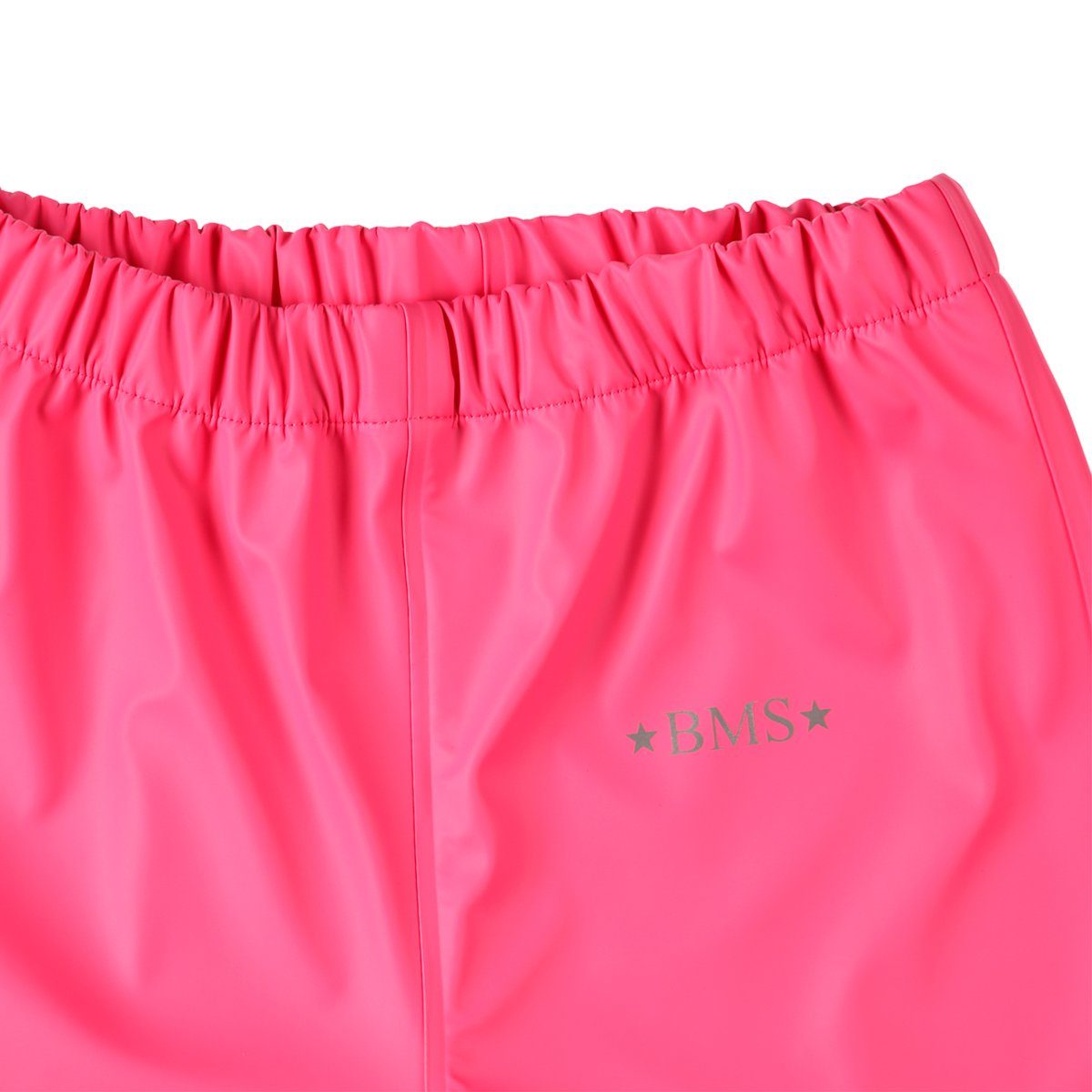 100% den Regen- und für Matschhose für nachhaltig BMS BMS ideal Waldkindergarten Kinder pink Regenbundhose wasserdicht