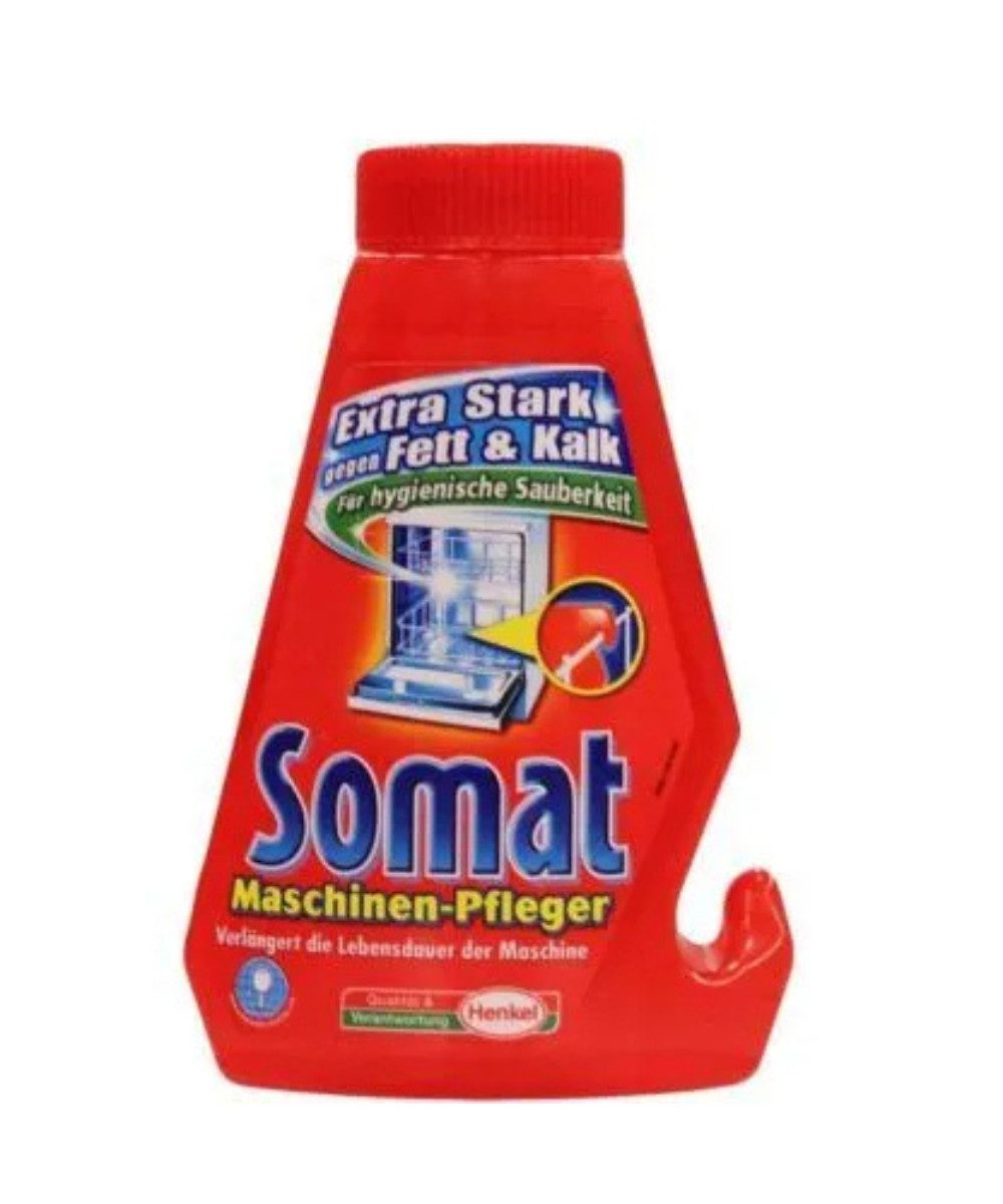 Somat Somat Spülmaschinenreiniger Intensiv (250 ml) Spülmaschinenreiniger (Packung, [1-St. Spülmaschinenreiniger bei Fett, Geruch, Kalk und Schmutzablagerungen im Inneren)