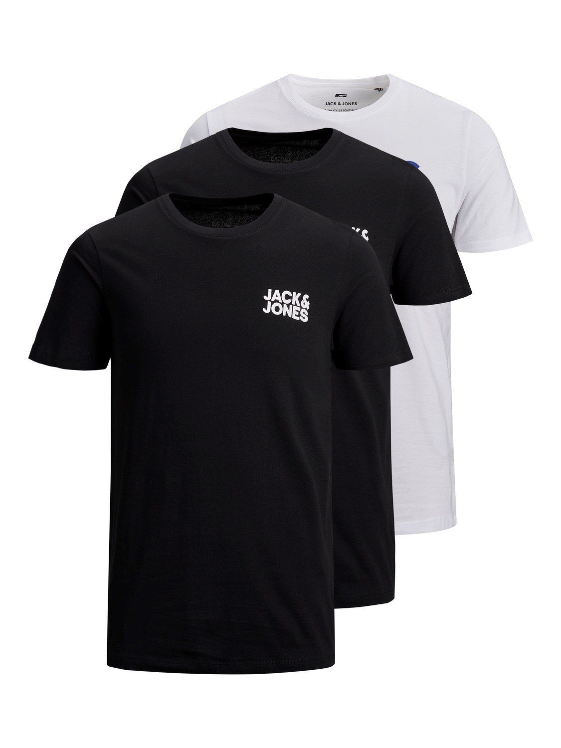 T-Shirt Jack and Jones Herren Trend T-Shirt im 3er Pack