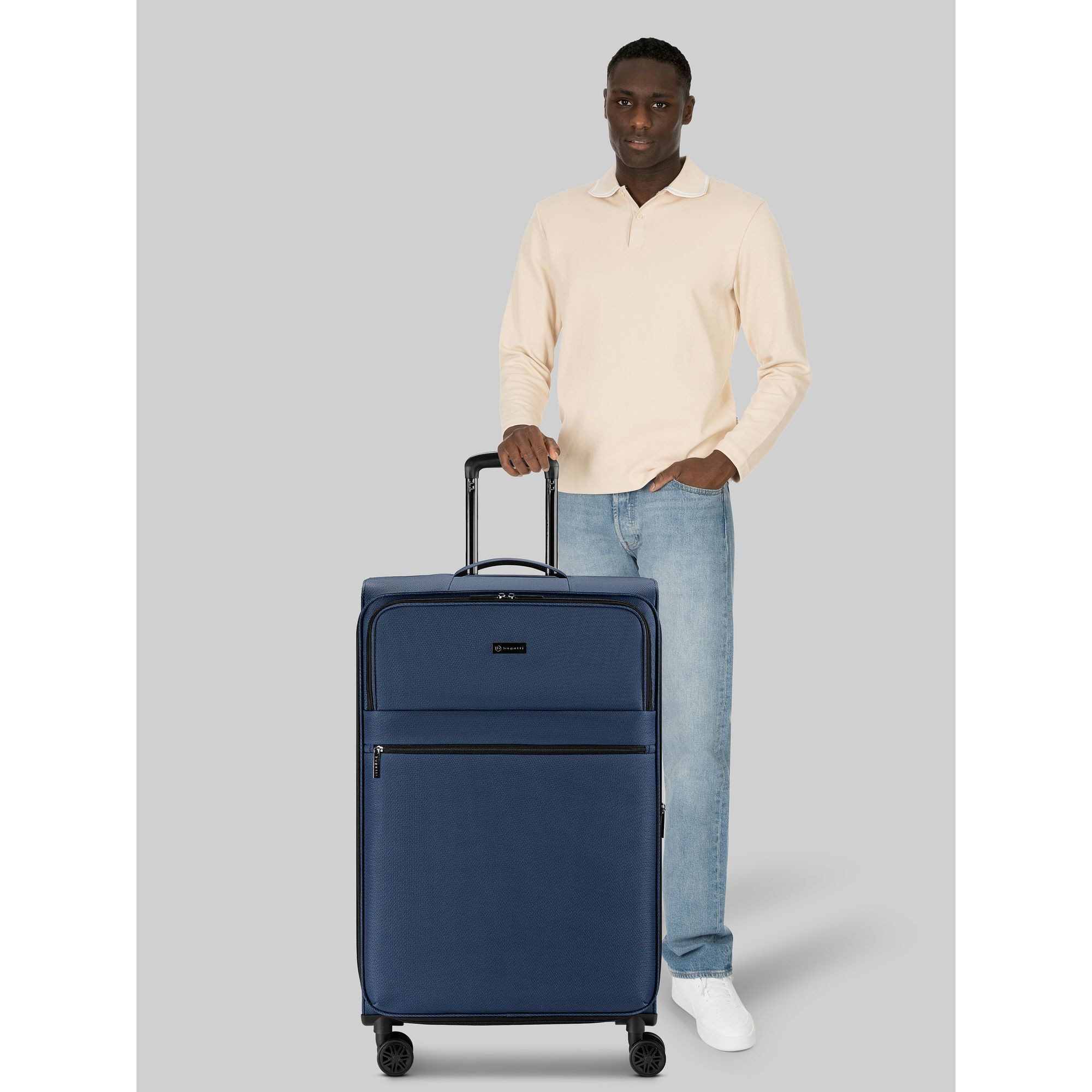 bugatti Weichgepäck-Trolley Valencia Soft, 4 Rollen, Polyester