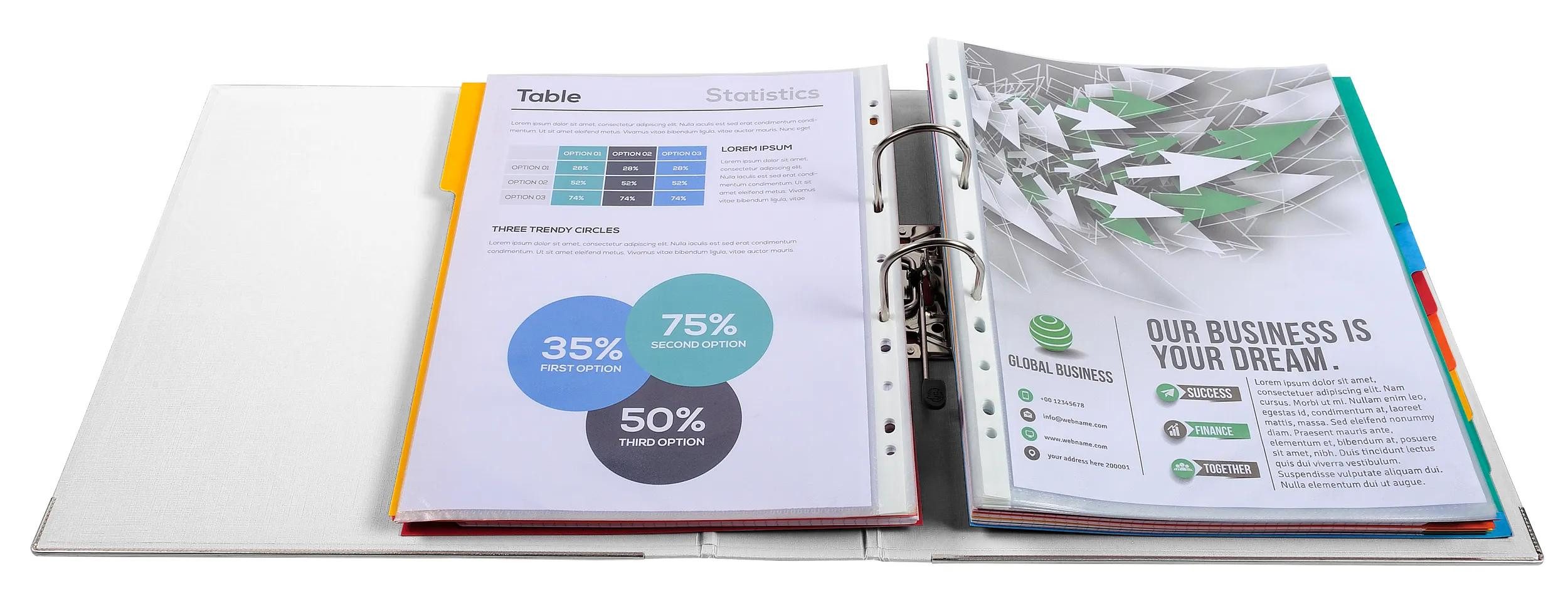 EXACOMPTA Aktenordner 10x Ordner Prem'Touch außen PP Rücken 80mm 32x30cm A4 Maxi Weiß 53348E, Ordner PP