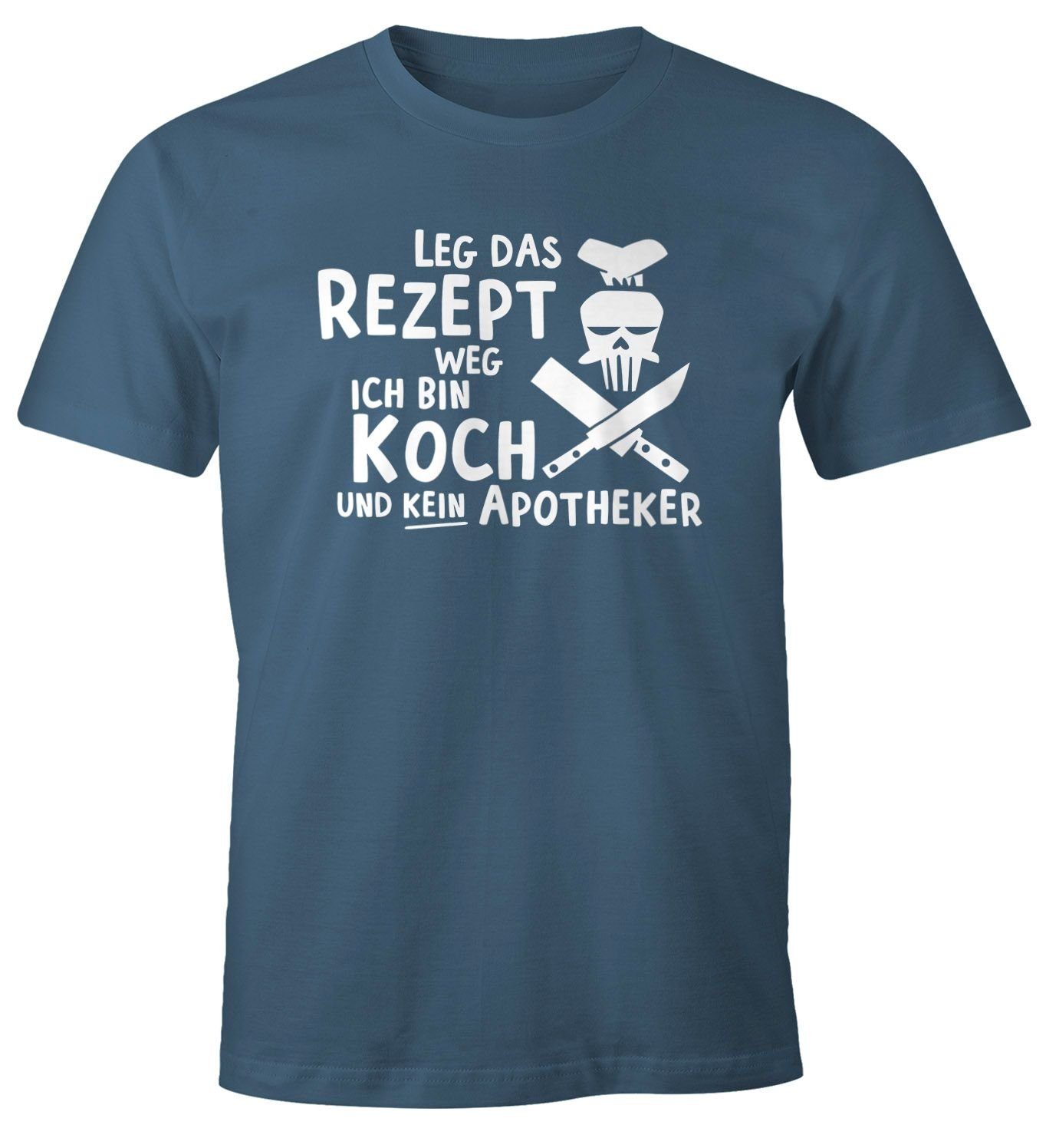 MoonWorks Print-Shirt Herren T-Shirt Leg das günstig online kaufen
