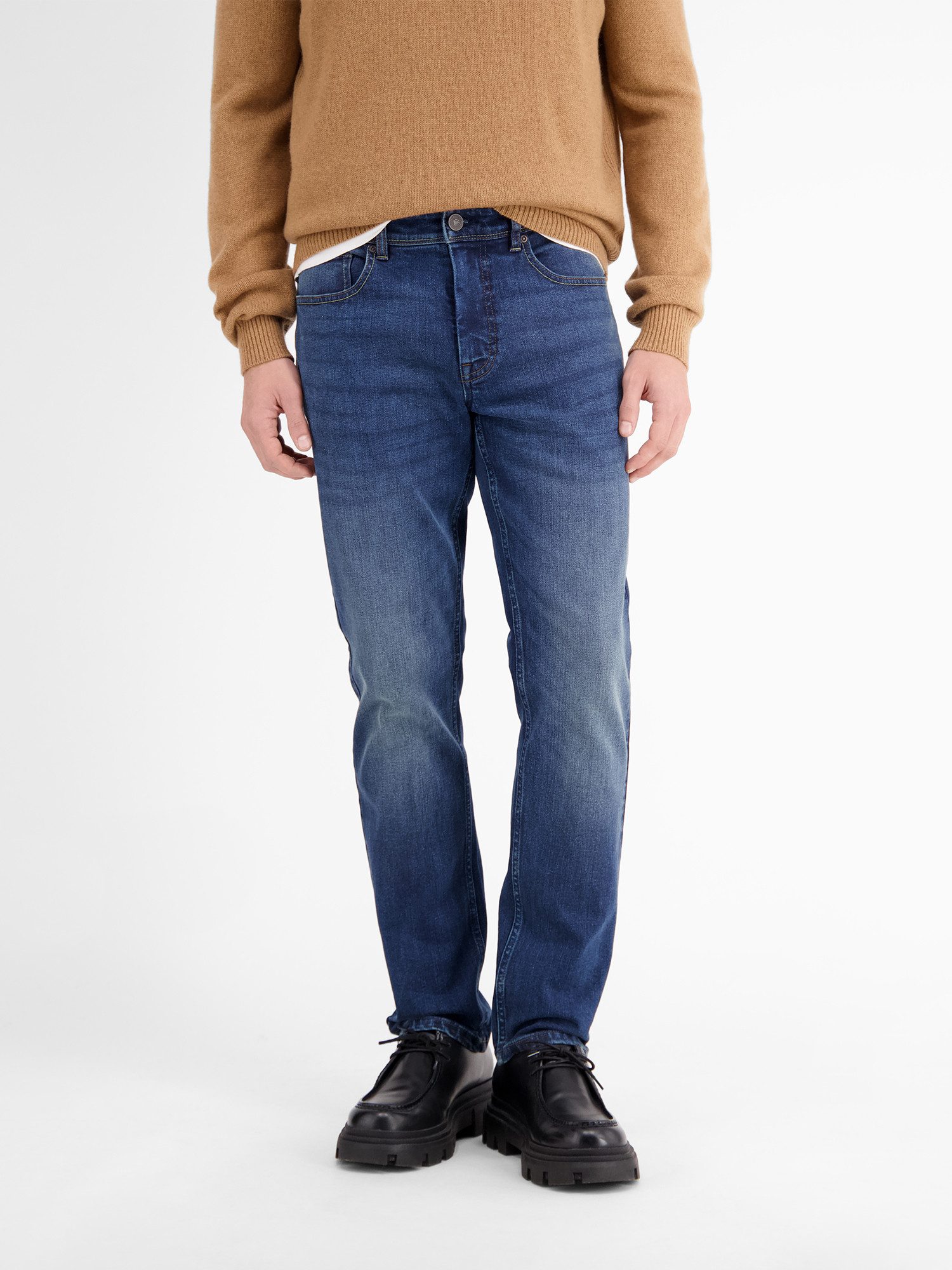 LERROS Relaxhose Baxter Relaxed Fit Jeans – Bequemer Stretch 5-Pocket Denim Bequeme Stretch-Jeans - pflegeleicht, ideal für Alltag & Freizeit – Bild 4 von 5