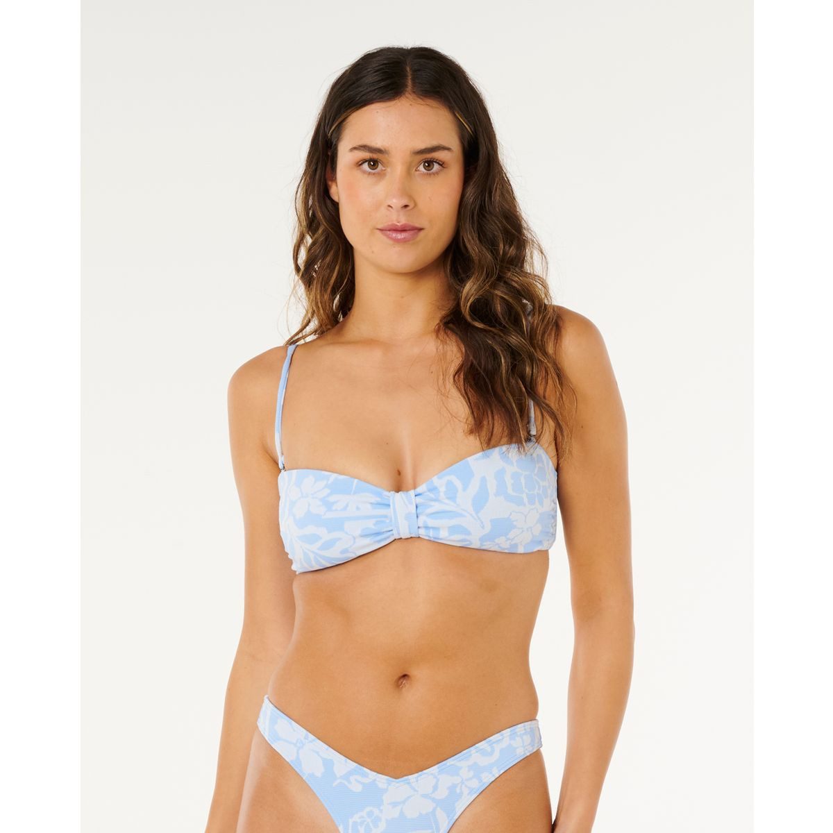 Rip Curl Badeanzug Pacific Coast Bandeau Stilvolles Bandeau mit wandelbaren Trägern und verstellbarer