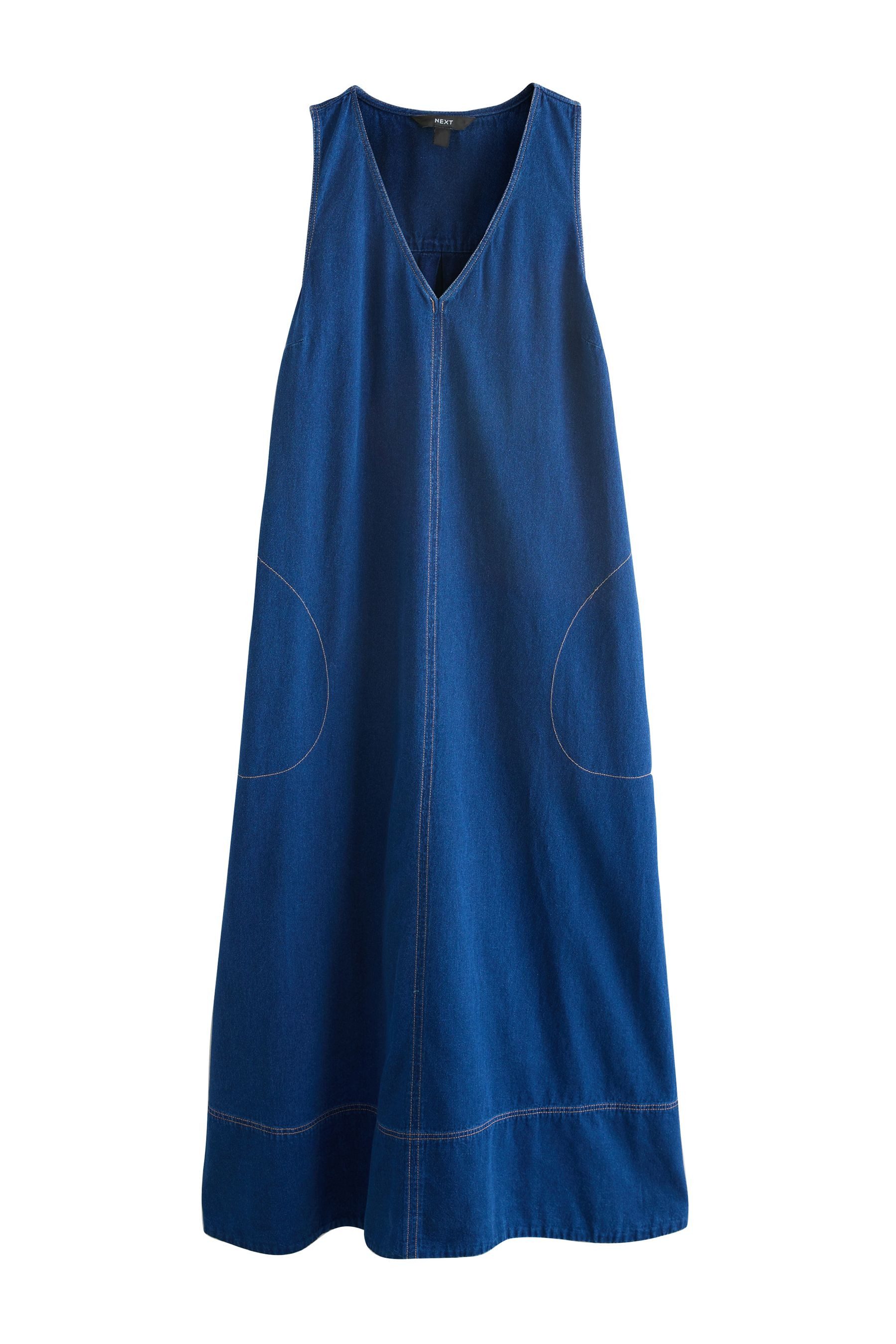 Next Maxikleid Ärmelloses Maxikleid mit V-Ausschnitt günstig online kaufen