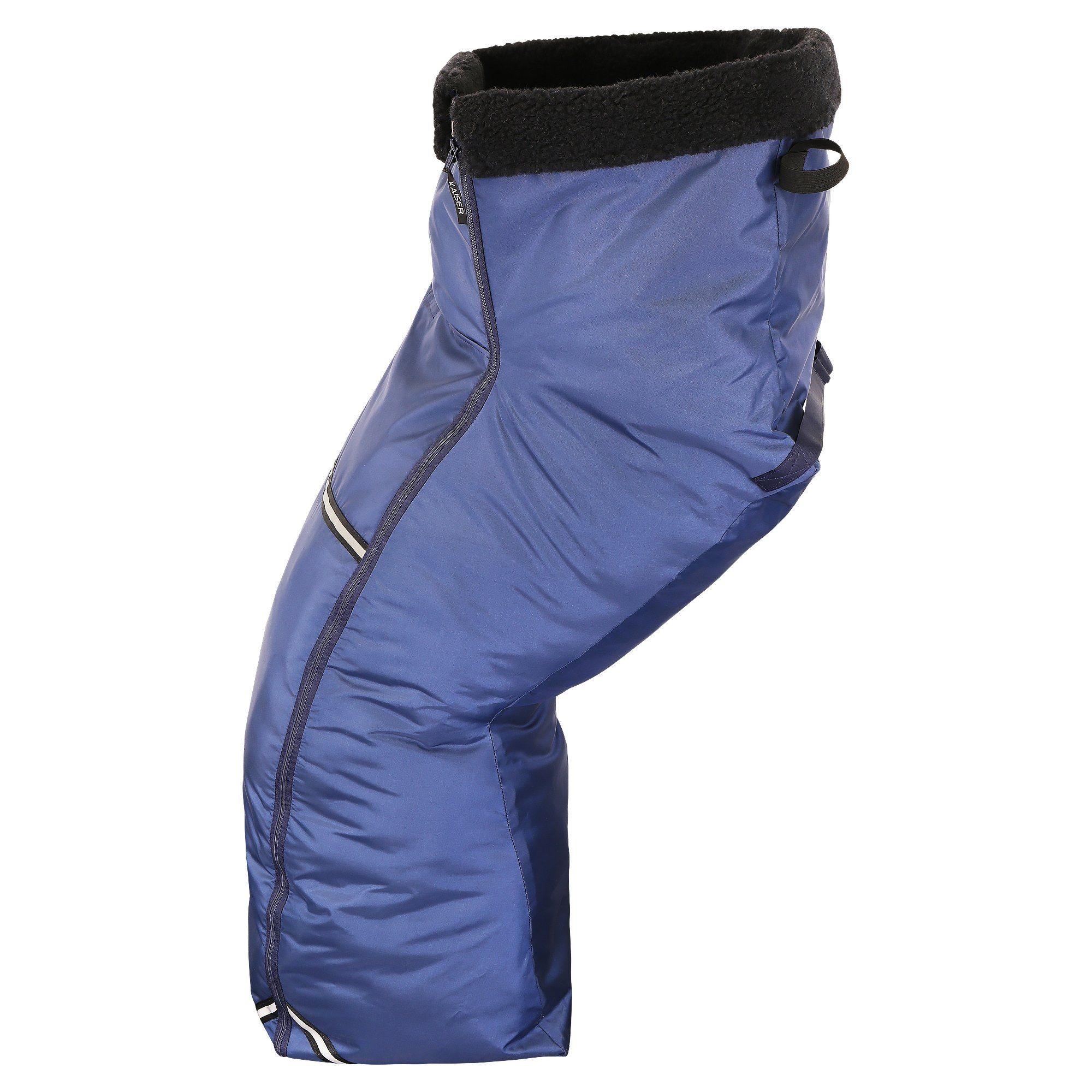 Kaiser Körperwärmer Kaiser Luxus Rollstuhl Schlupfsack WOLLPELZ blau Schafwolle, 1-tlg.