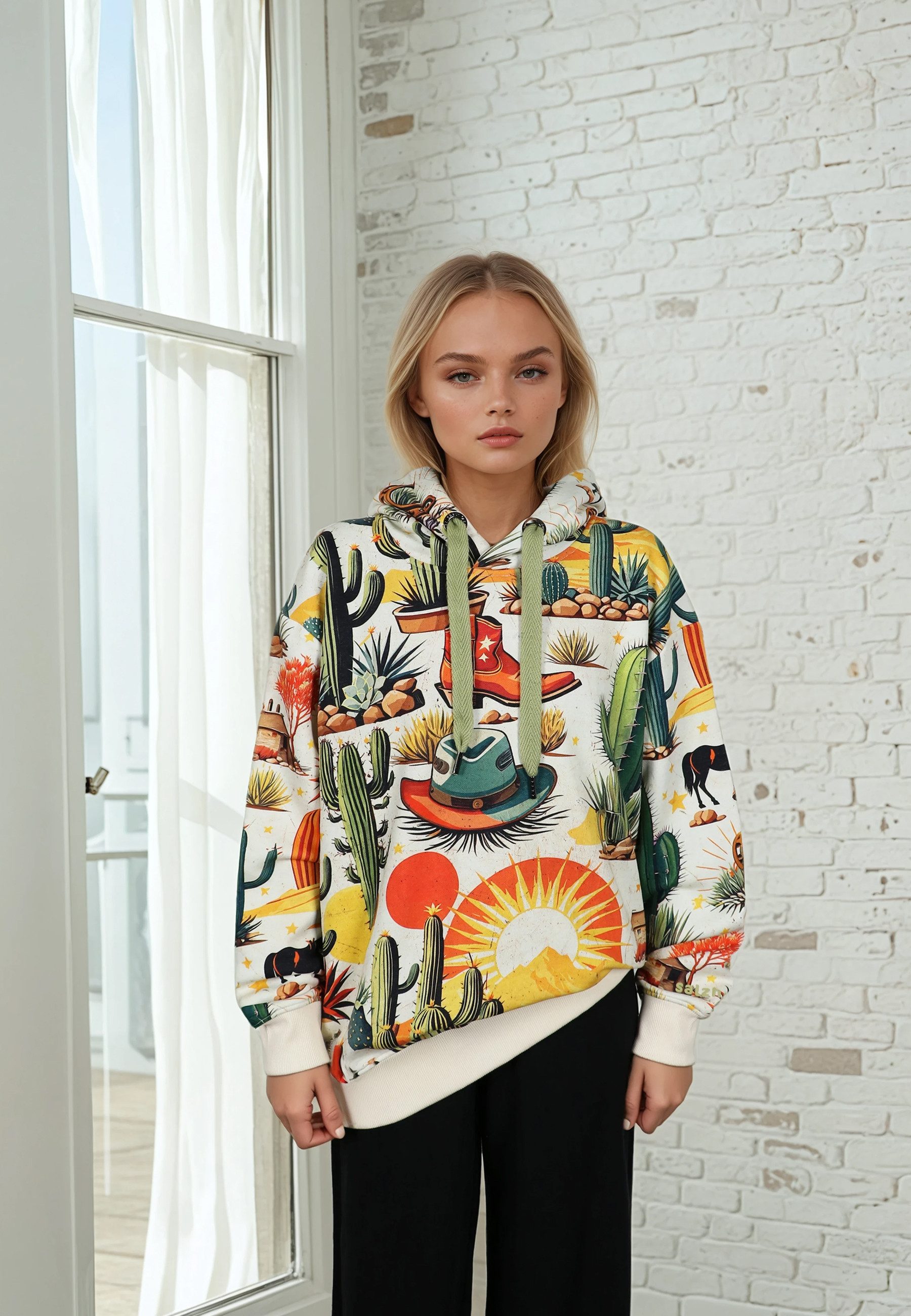 salzhaut Hoodie VULLTREFFER Damen Oversized günstig online kaufen