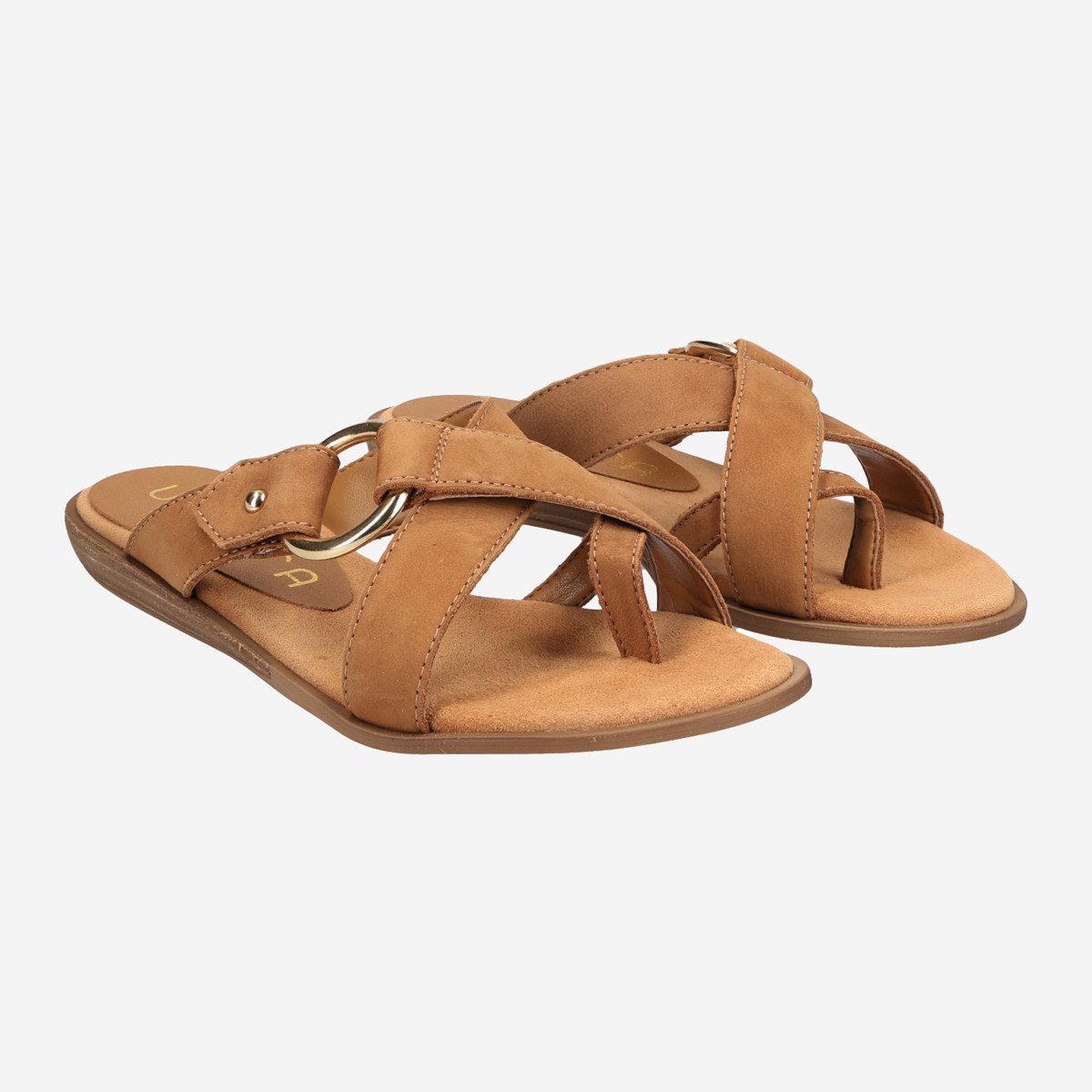 Unisa Unisa ADRIEL_BLU UMBER, Sandaletten, Braun, Damen Sandalette