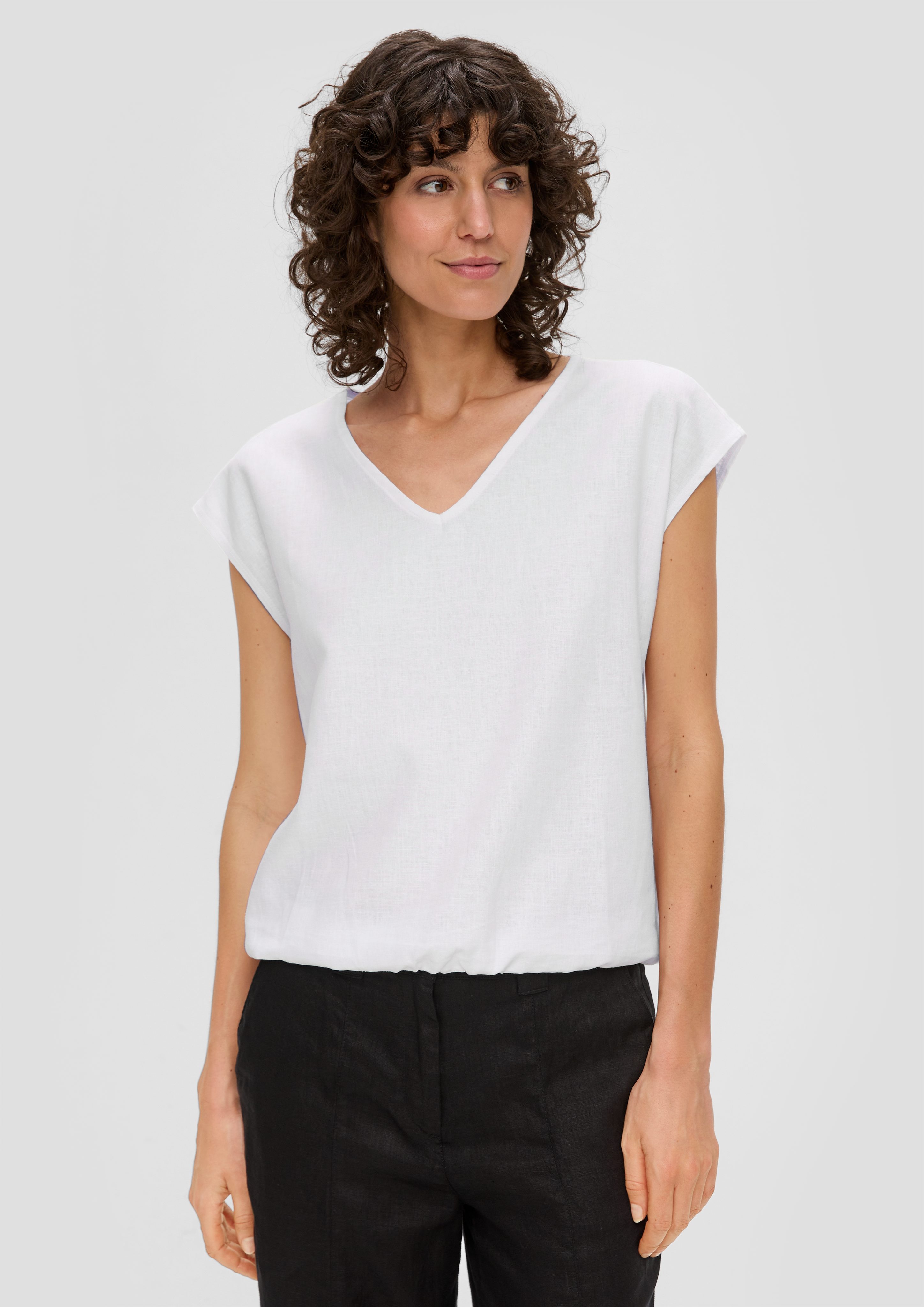 s.Oliver Shirttop T-Shirt mit Animal-Muster