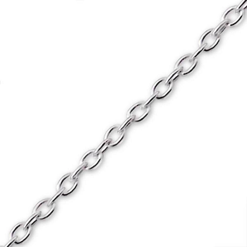 (1-tlg), Kette Silber Ketten-Set einzelnen Halskette BUNGSA Damen 925 Gliedern Silber Necklace mit aus