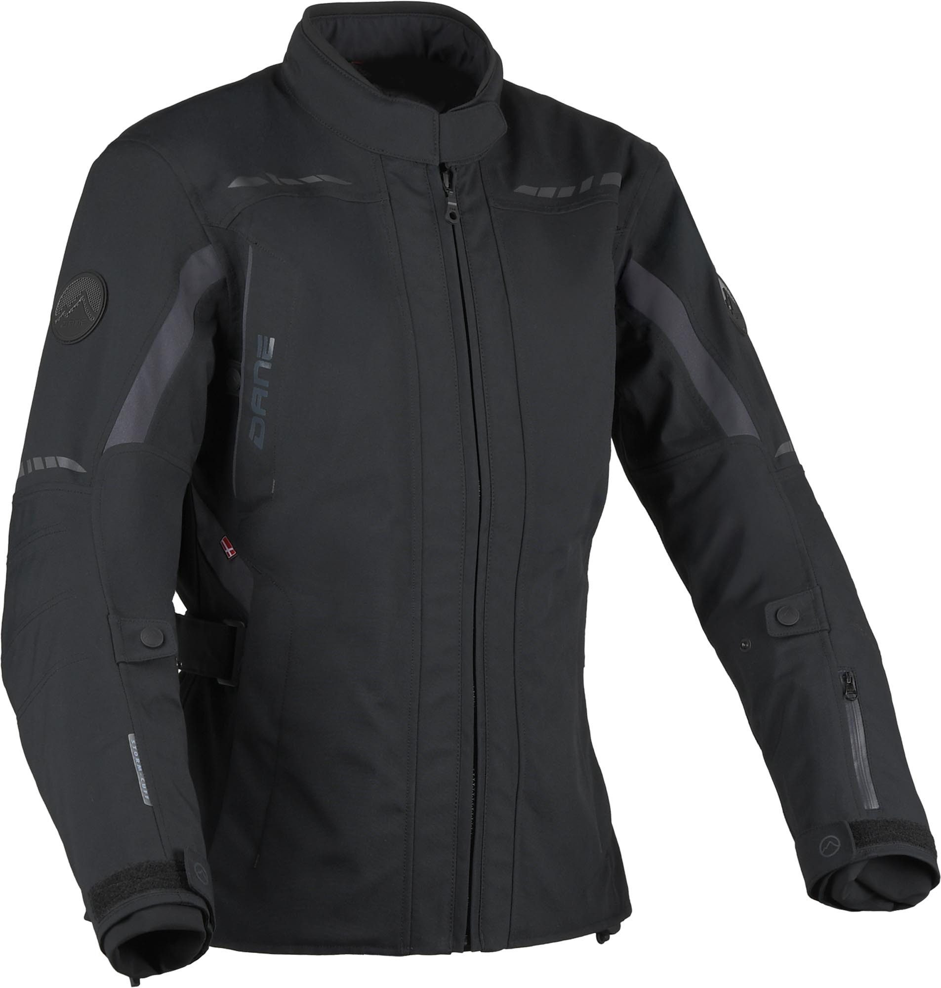 DANE Motorradjacke Elling 2 Gore-Tex Damen Motorrad Textiljacke 2-Lagen-Laminat,Rückenprotektor vorbereitet,Verbindungsreißversch