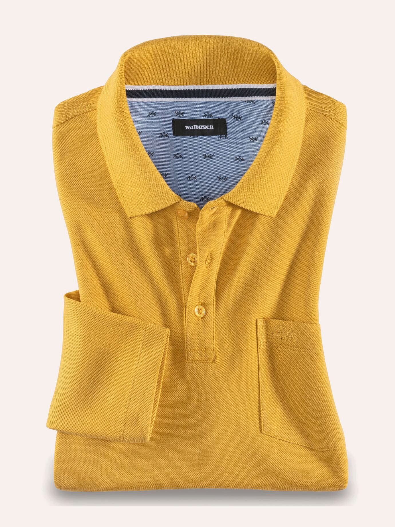 Walbusch Poloshirt Pique-Polo Pima Cotton
