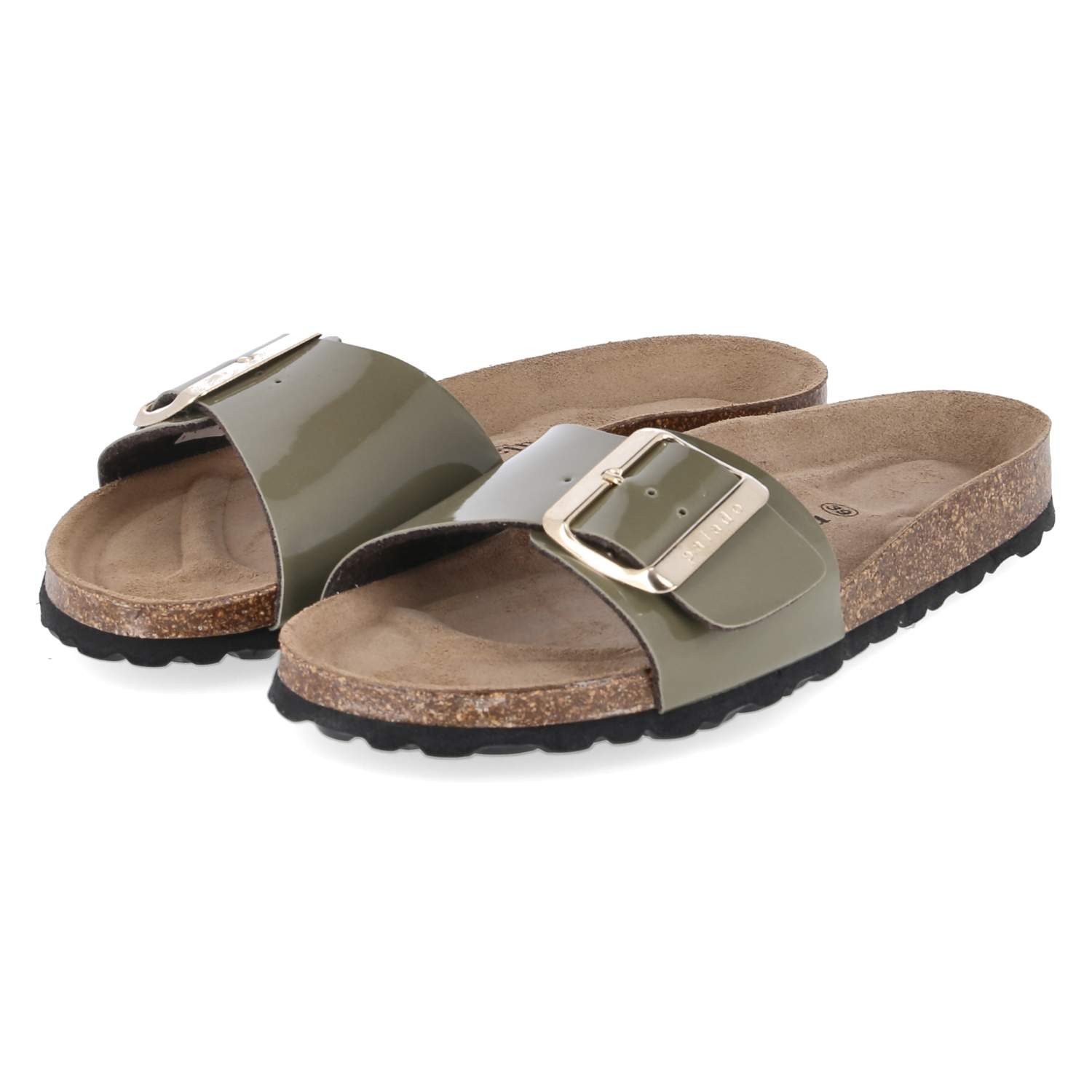 Palado Palado 9-71-11731-506/524 Damen Synthetik grün Pantolette