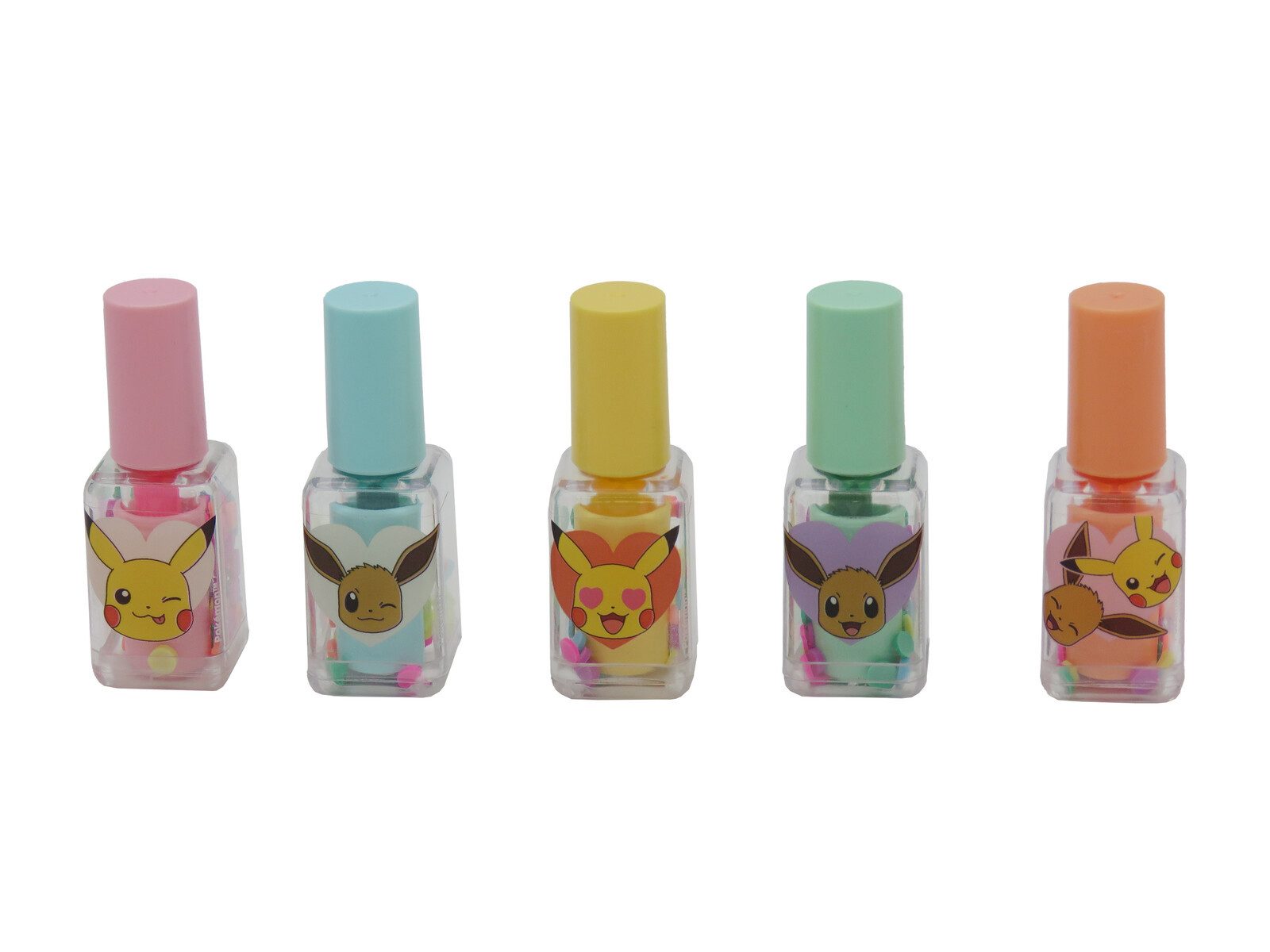 POKÉMON Marker Marker Set 5 teilig Textmarker in Nagellackform, (5-tlg)