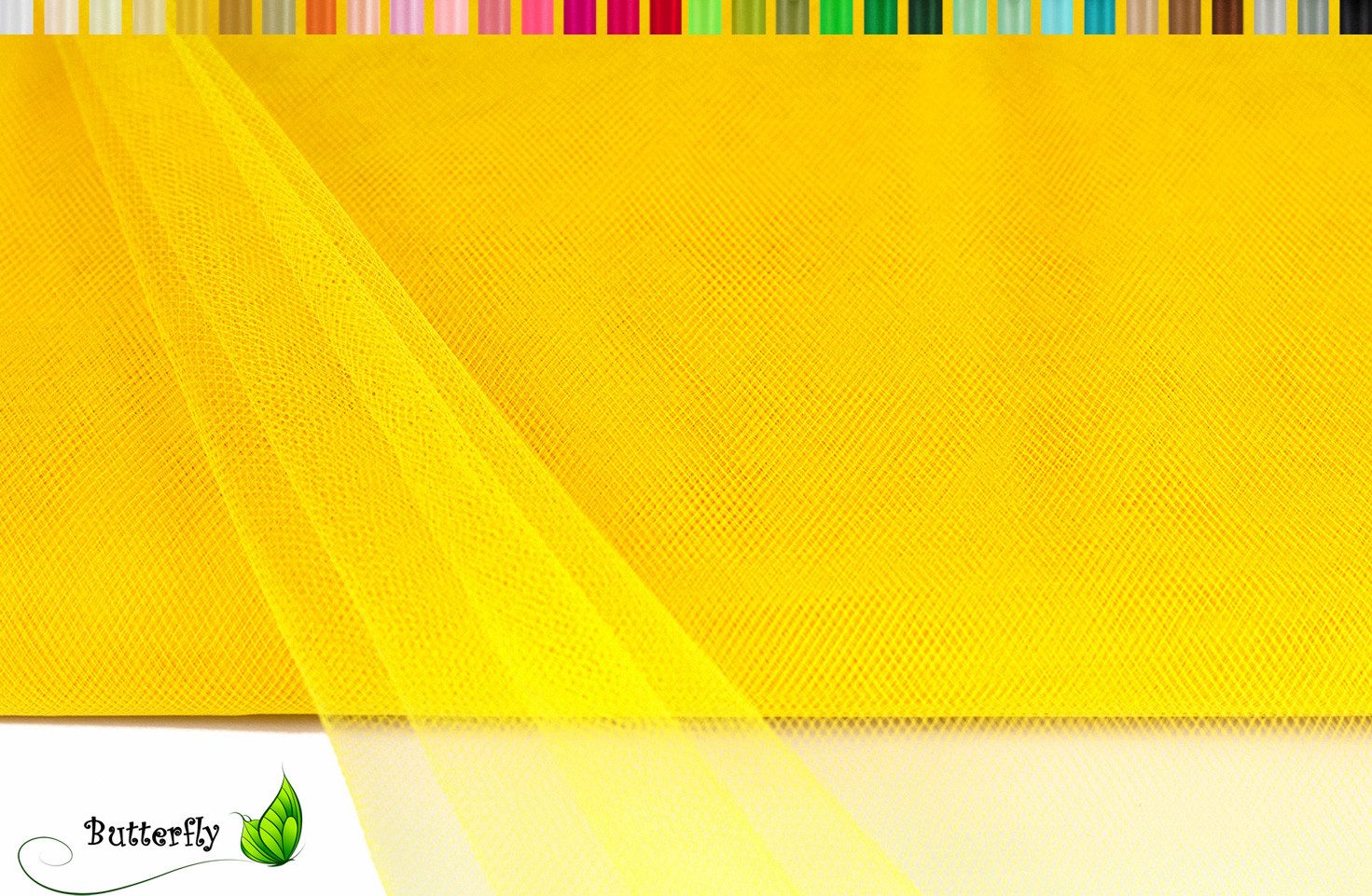 Creativery Stoff, TÜLL Stoff 10m x 150cm