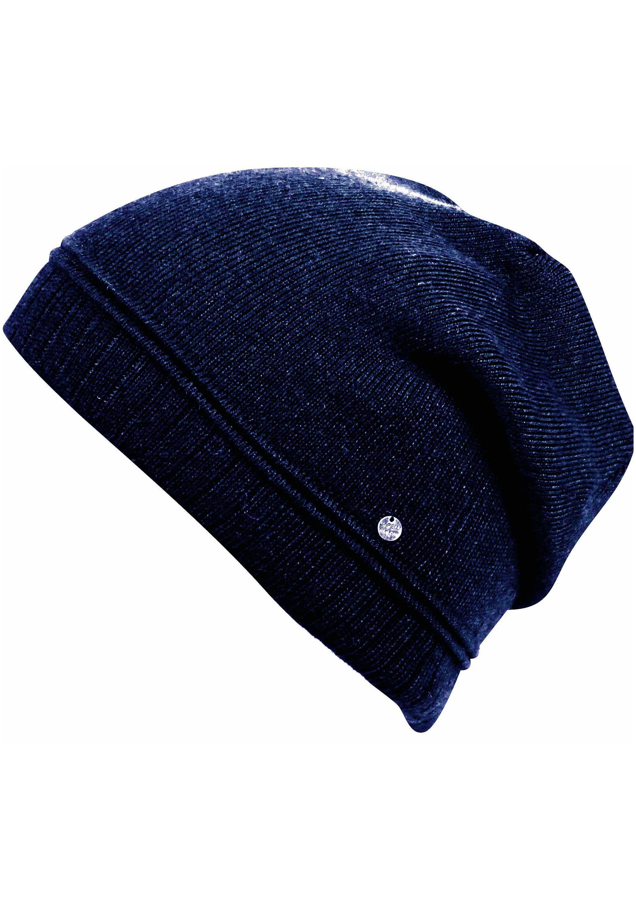 Capelli New York Beanie Feiner Rippenstrick, Oversize-Look