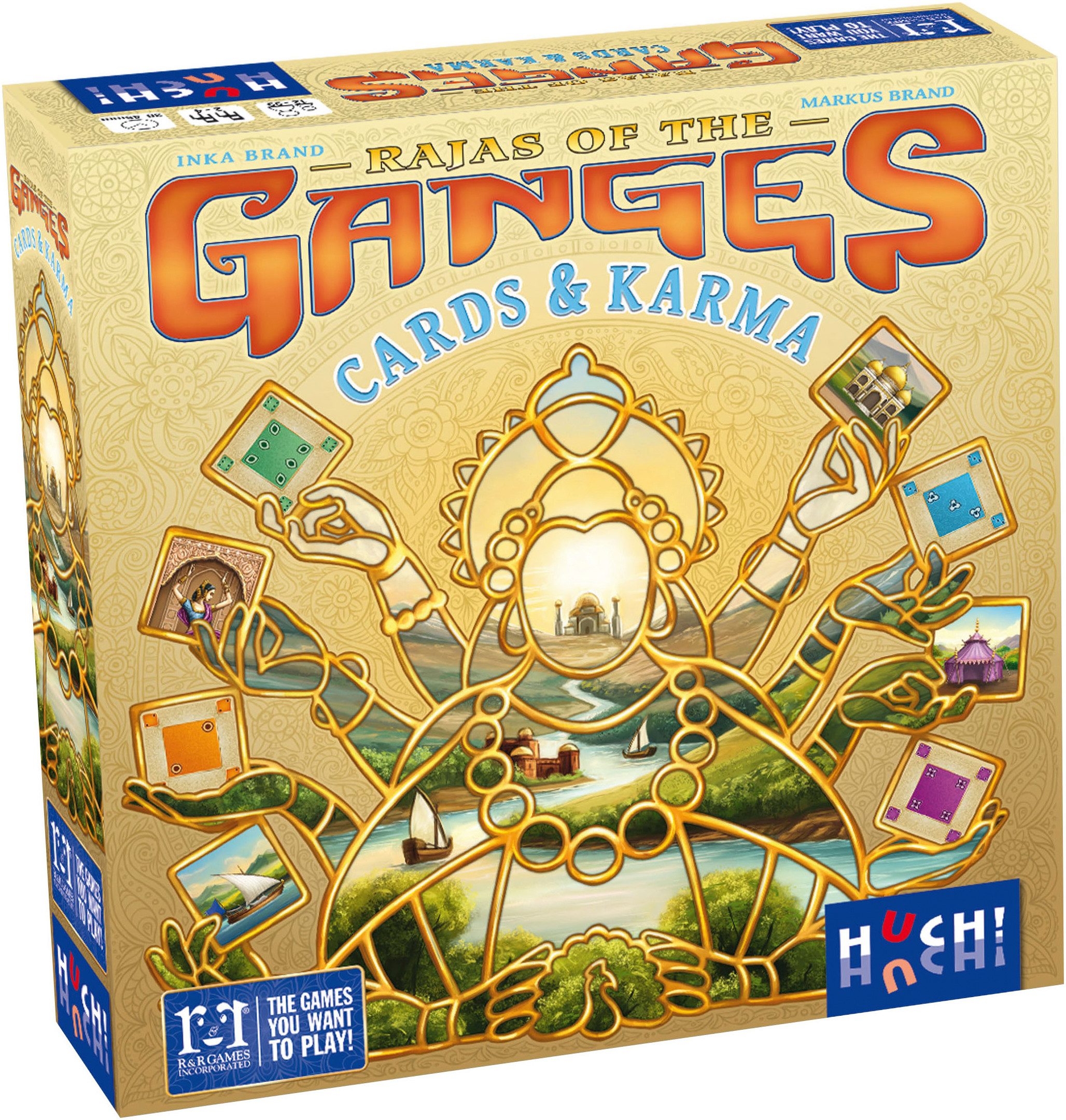 HUCH! Spiel Rajas of the Ganges - Cards & Karma, Strategiespiel