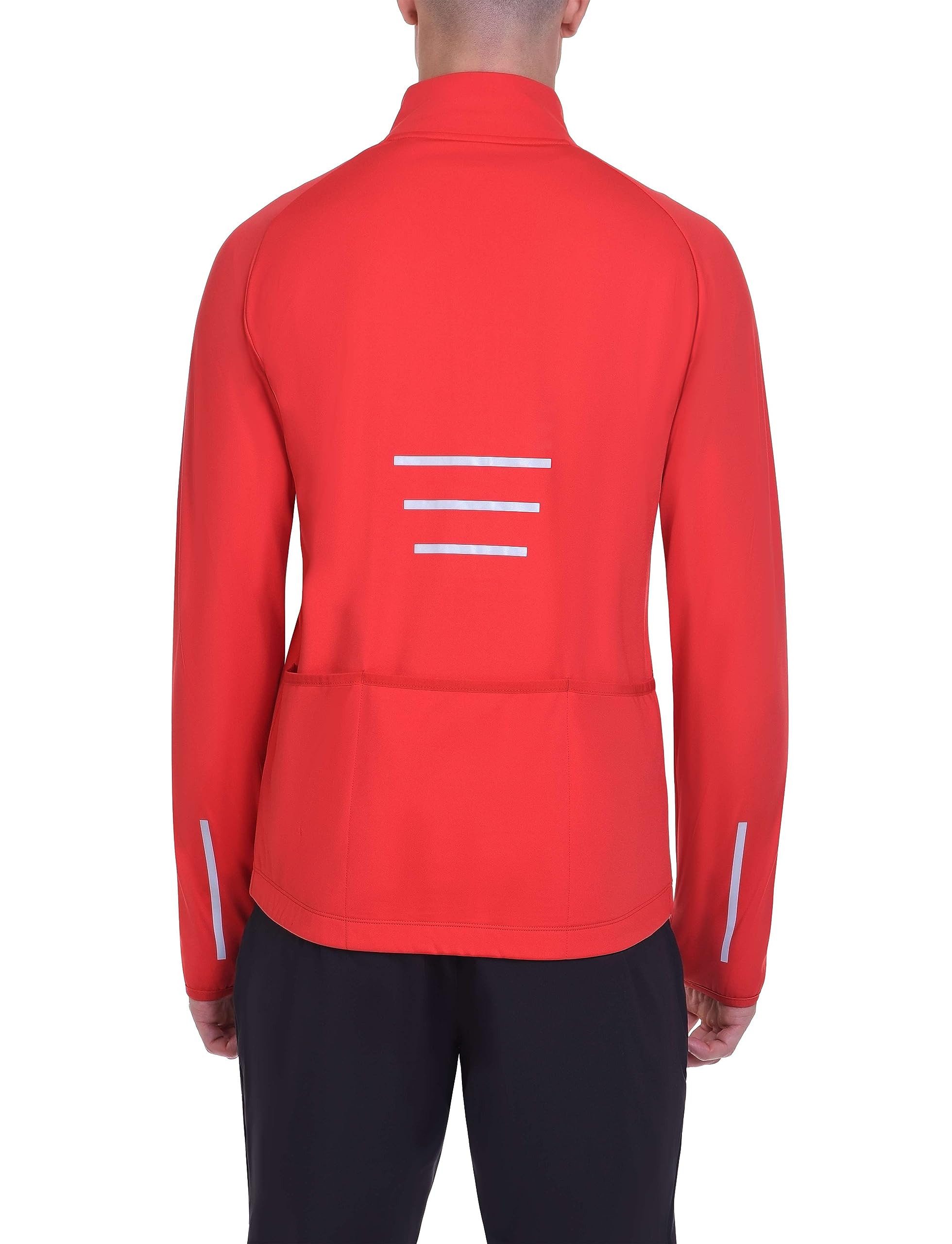 TCA Fahrradjacke TCA Herren Thermische Radlaufjacke - Reflektierende Jacke günstig online kaufen