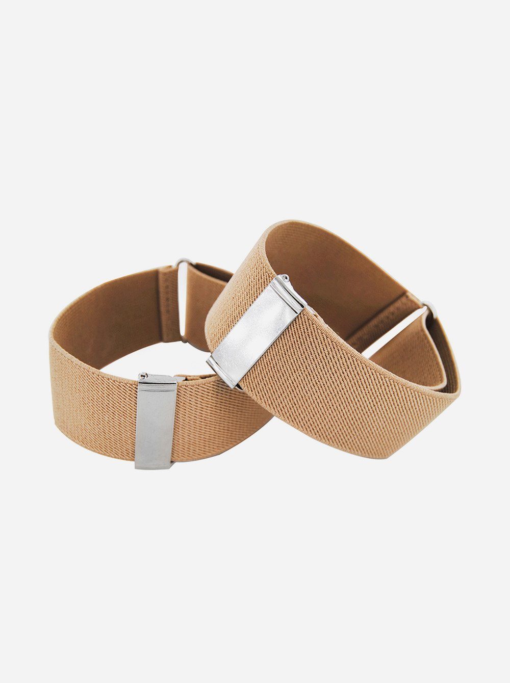 axy Hosenträger (Herren Hosenträger mit 1 Paar Ärmelhalter Set) 3,5cm Breit verstellbar und elastisch Hemd Ärmelband