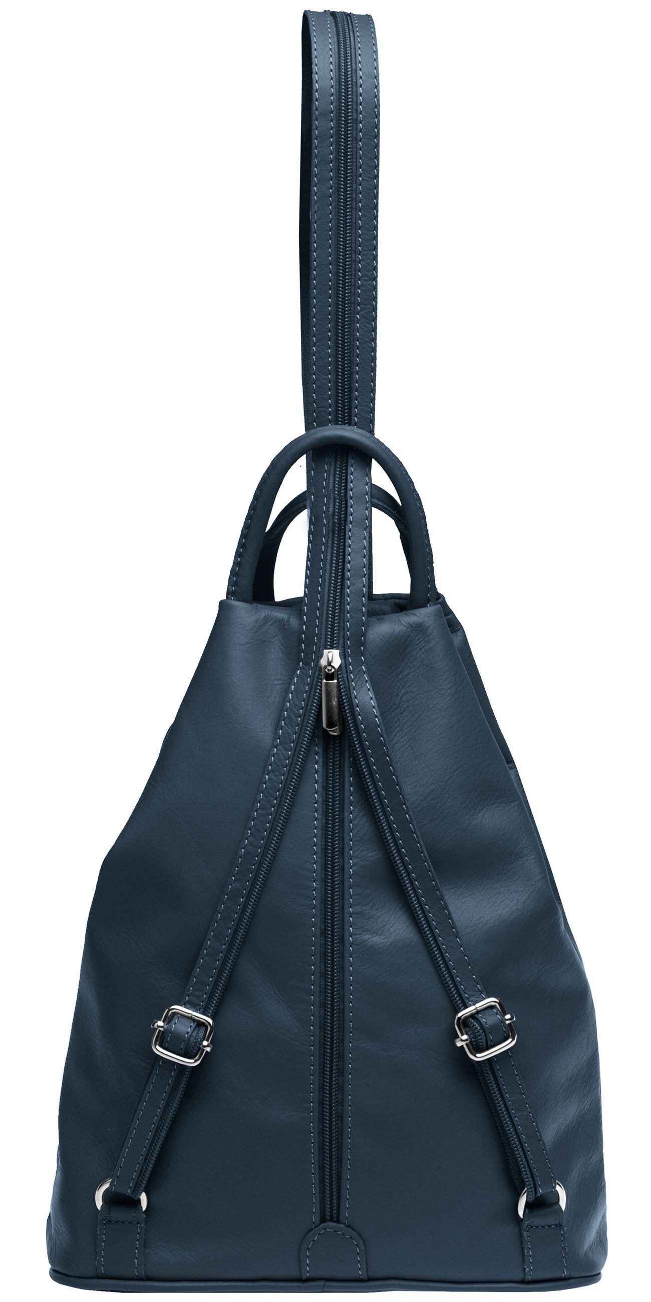 Caspar Cityrucksack 2in1 sportliche Leder Schultertasche günstig online kaufen