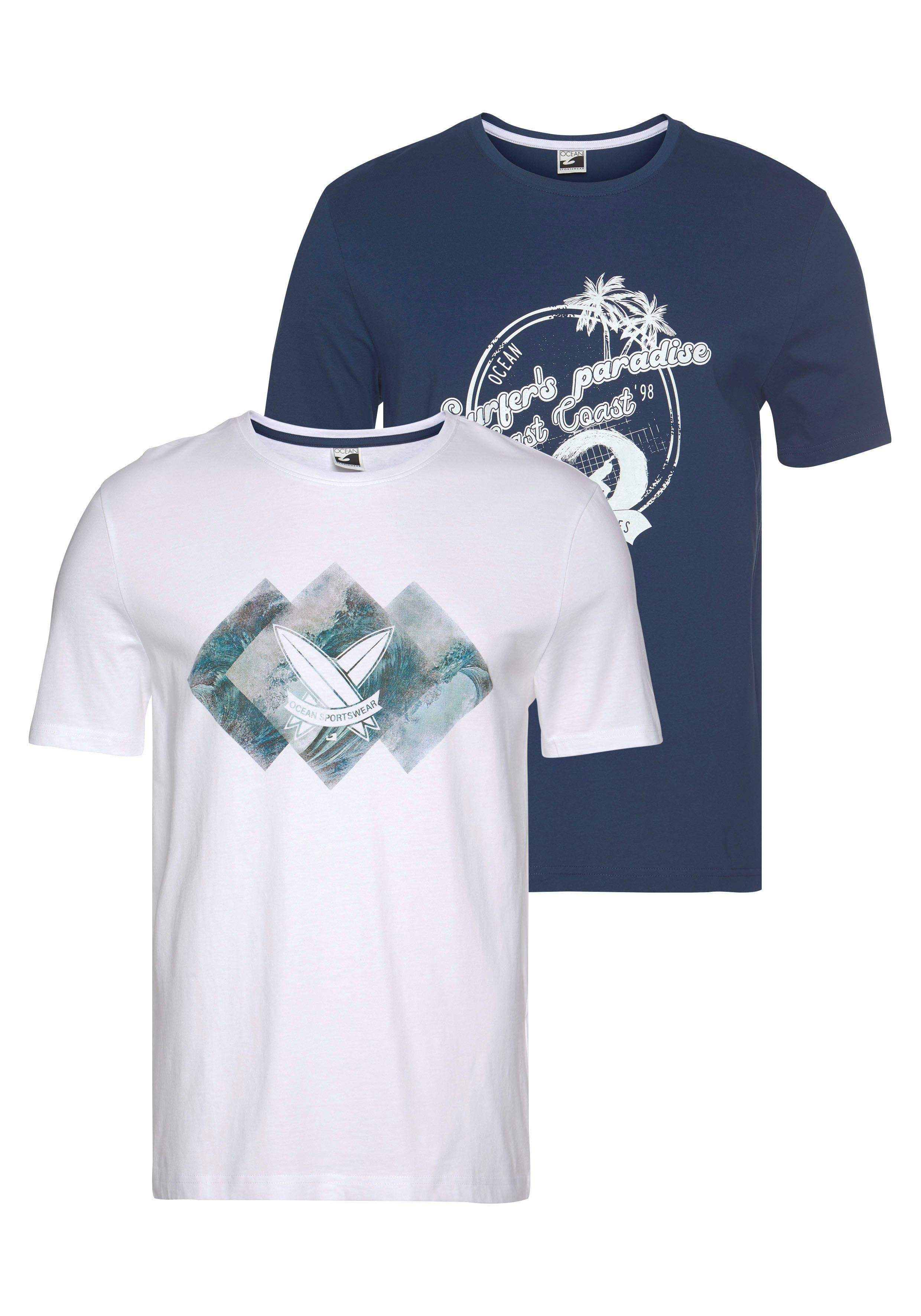 (Packung, T-Shirts 2er-Pack) Ocean Essentials T-Shirt Sportswear