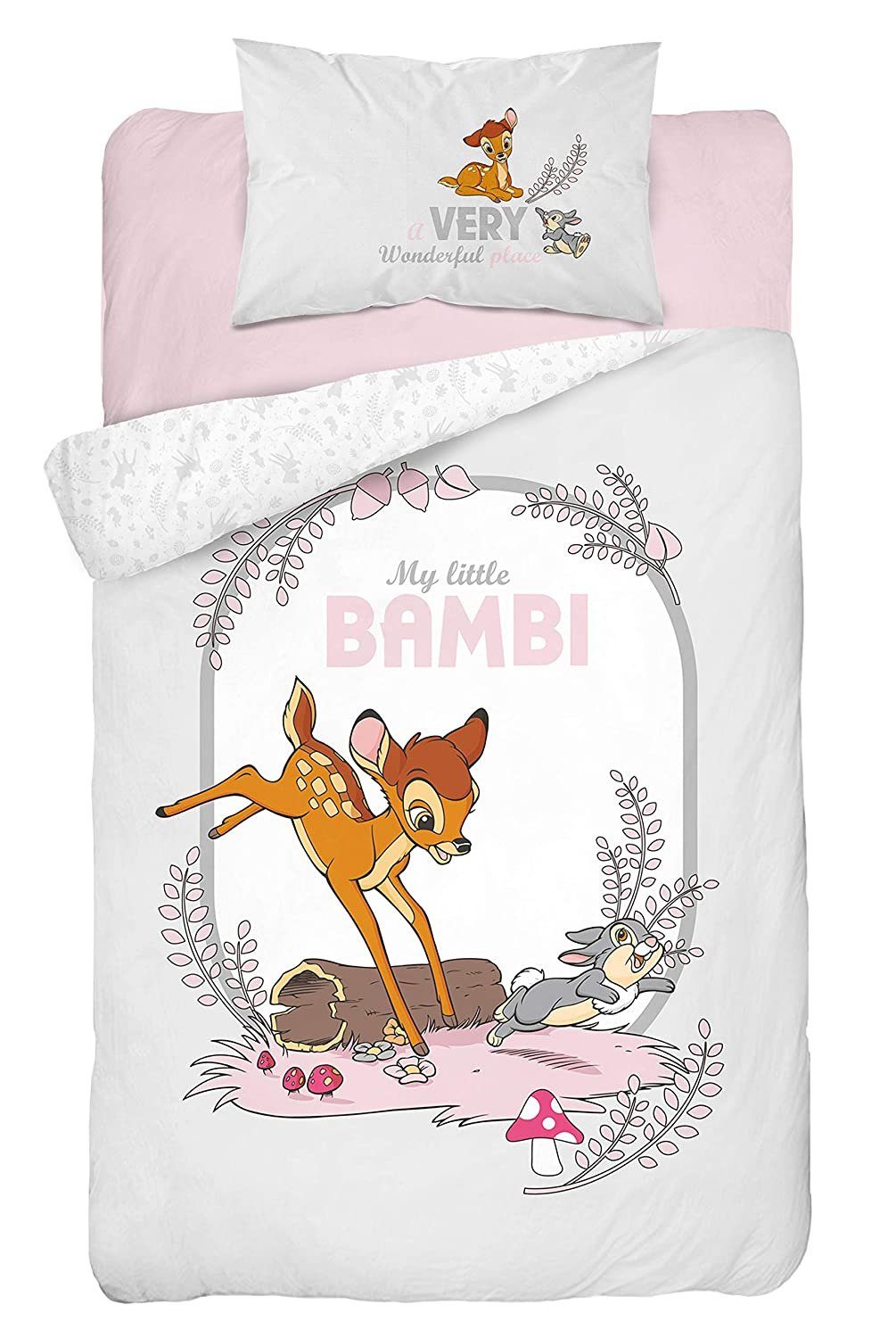 Babybettwäsche »Baby Bettwäsche Disney Bambi mit Klopfer 100 x 135 cm«,  Disney online kaufen | OTTO